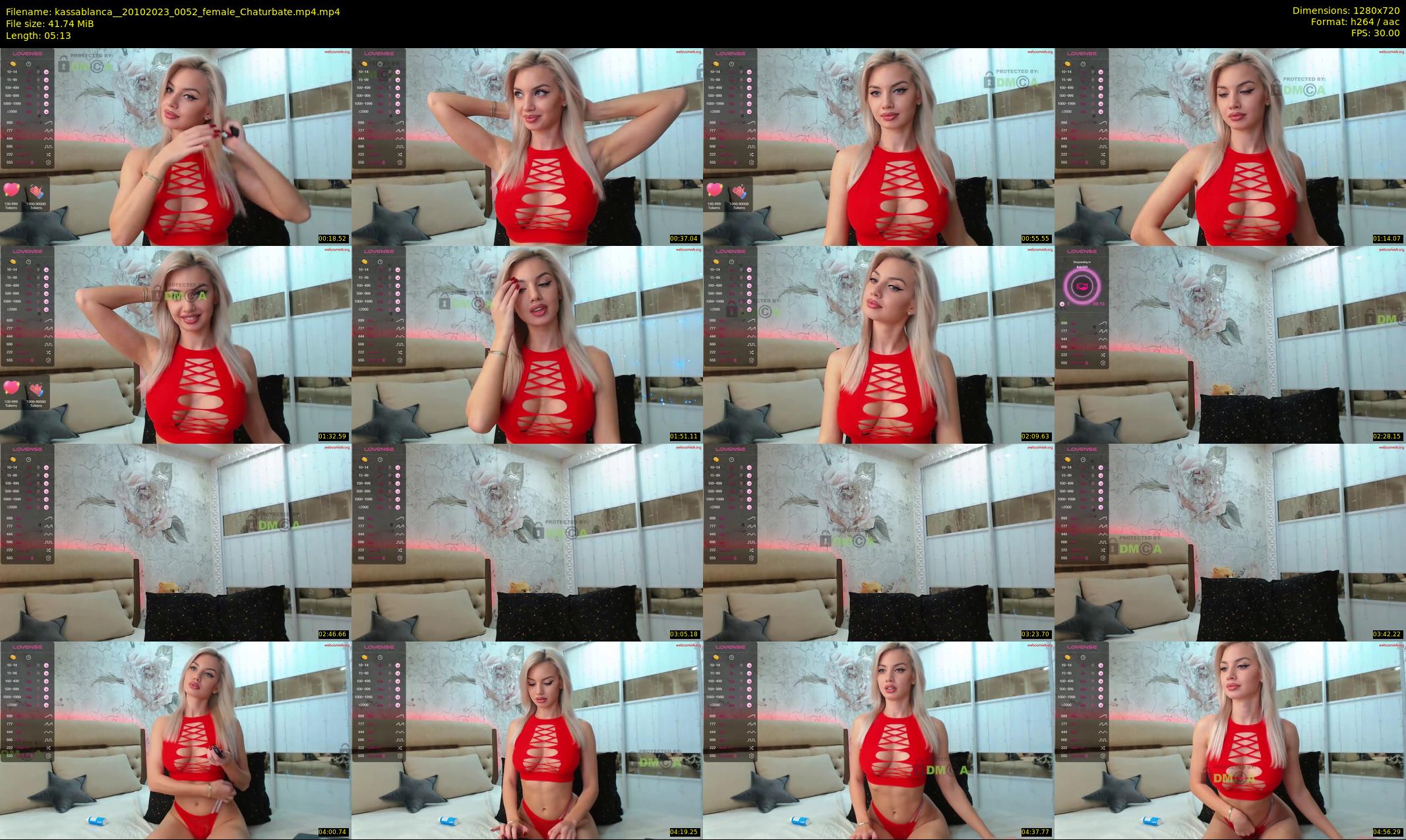 kassablanca_ — 6 minute Chaturbate female cam show recording, 720p, Oct 20, 2023