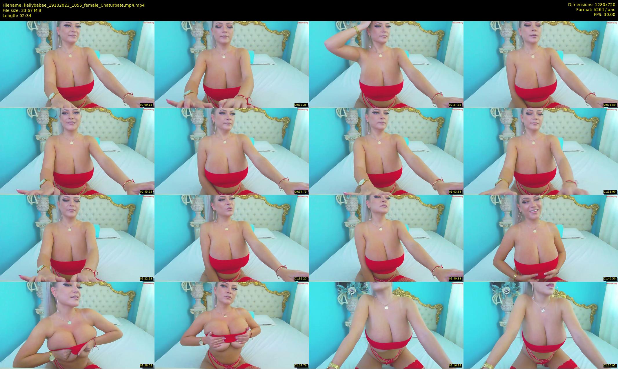 kellybabee — 3 minute Chaturbate female cam show recording, 720p, Oct 19, 2023