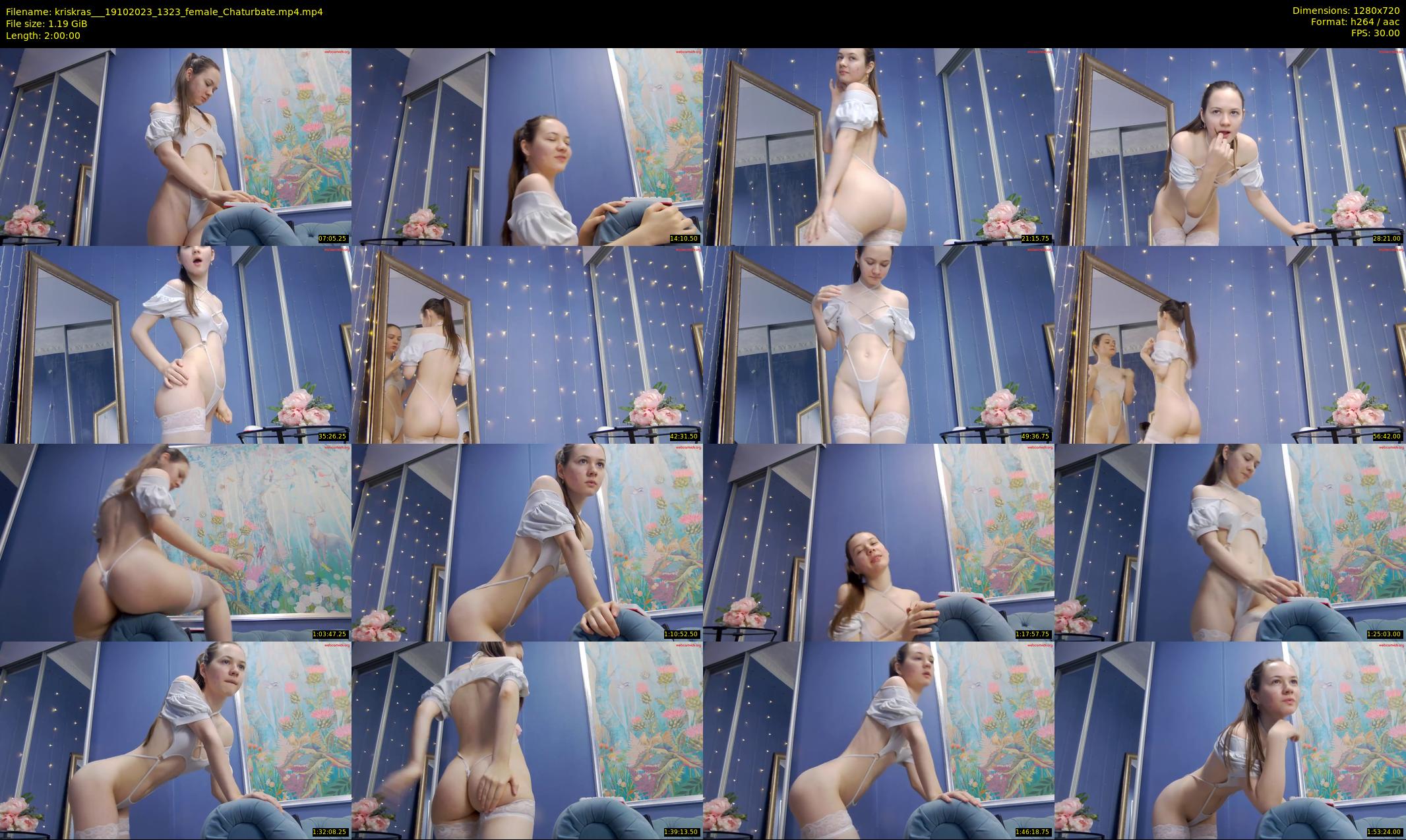 kriskras__ — 120 minute Chaturbate female cam show recording, 720p, Oct 19, 2023