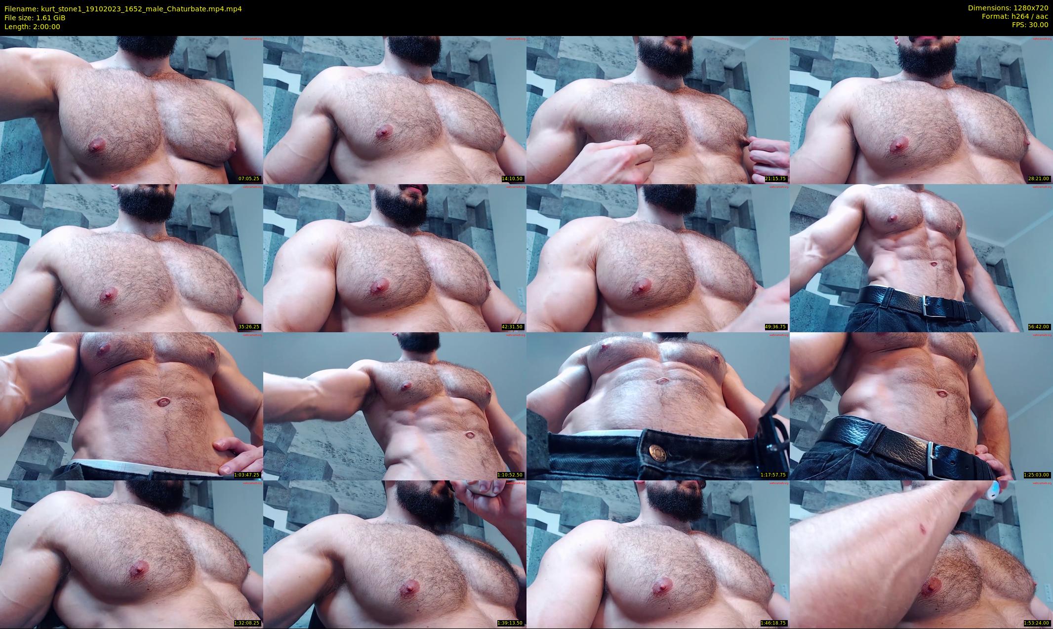 kurt_stone1 — 120 minute Chaturbate male cam show recording, 720p, Oct 19, 2023