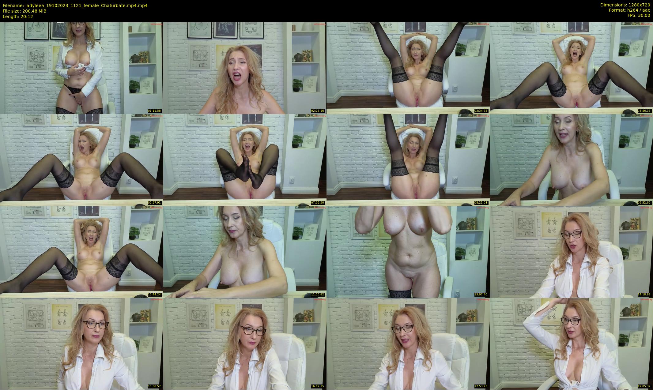 ladyleea — 21 minute Chaturbate female cam show recording, 720p, Oct 19, 2023