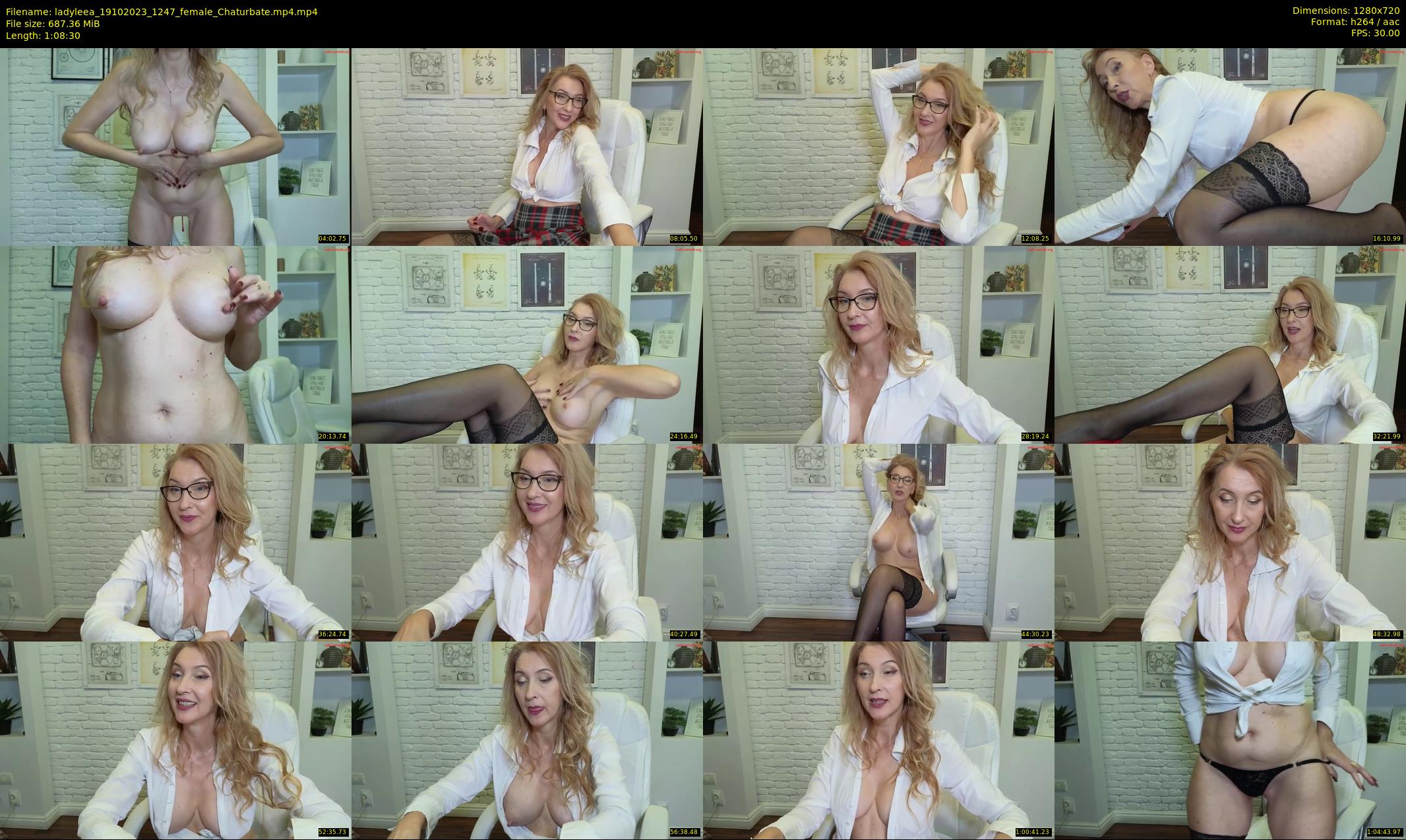 ladyleea — 69 minute Chaturbate female cam show recording, 720p, Oct 19, 2023
