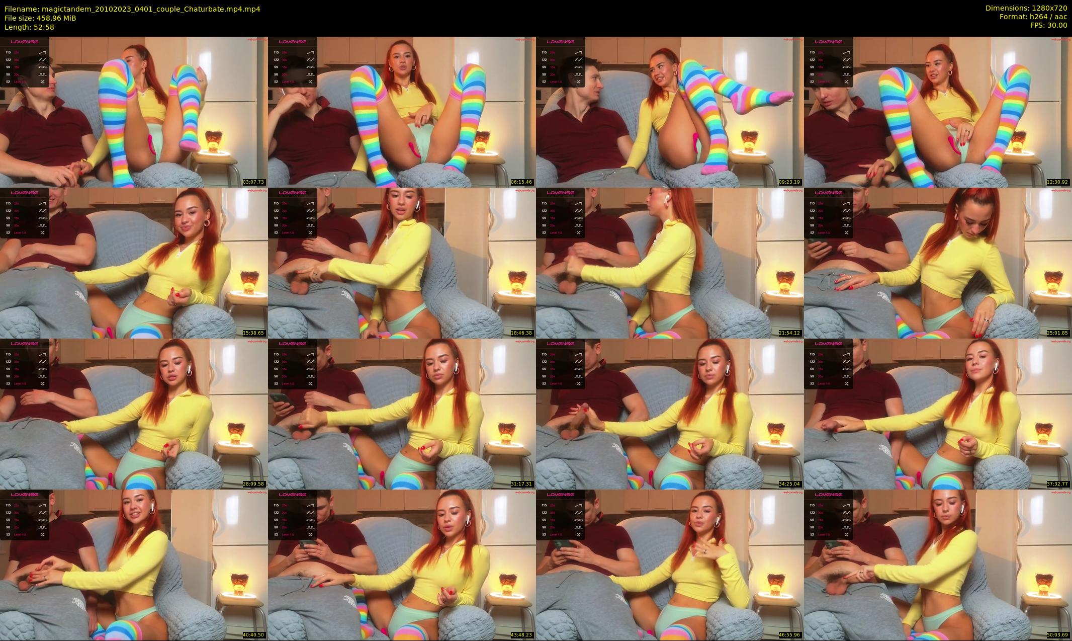 magictandem — 53 minute Chaturbate couple cam show recording, 720p, Oct 20, 2023
