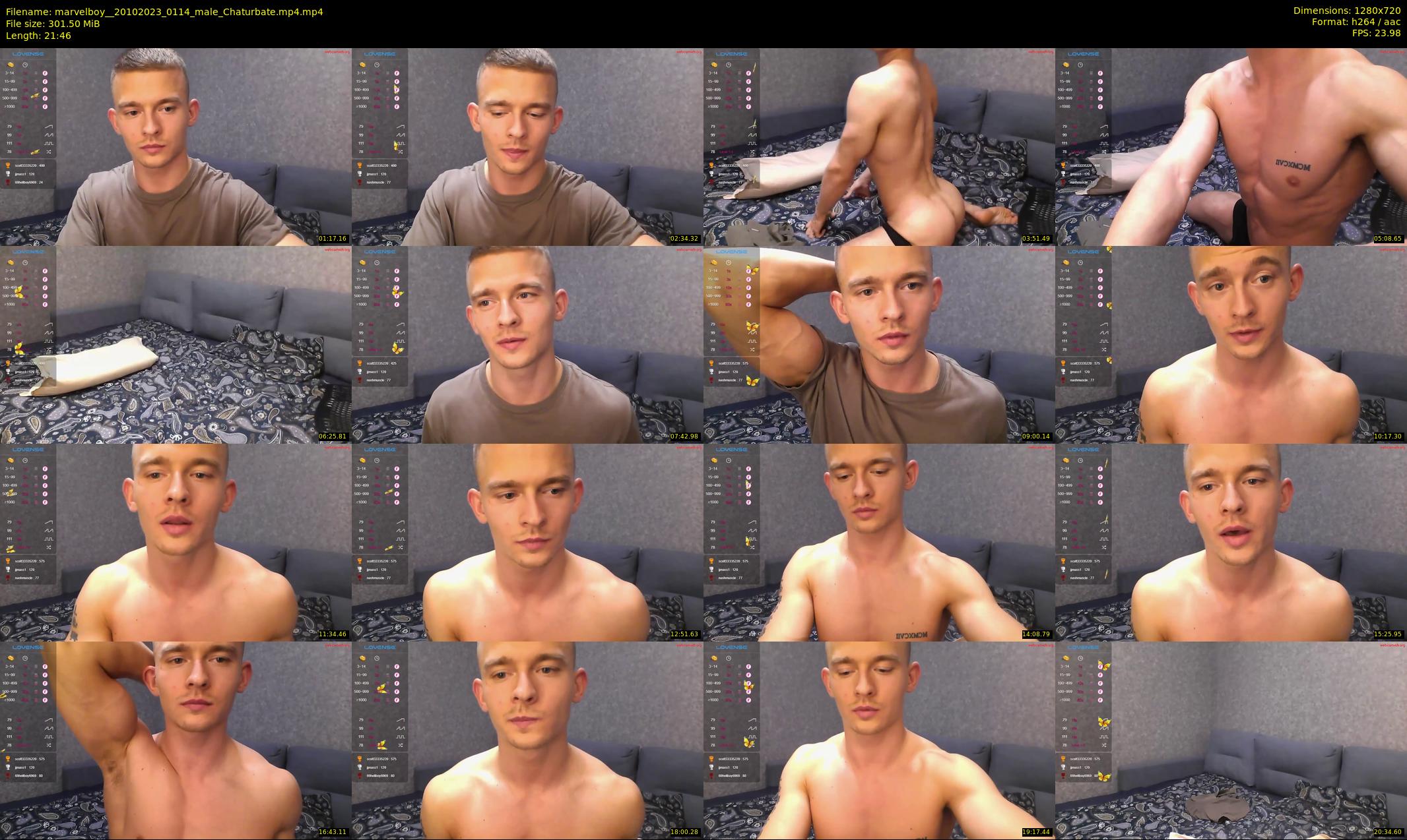 marvelboy_ — 22 minute Chaturbate male cam show recording, 720p, Oct 20, 2023