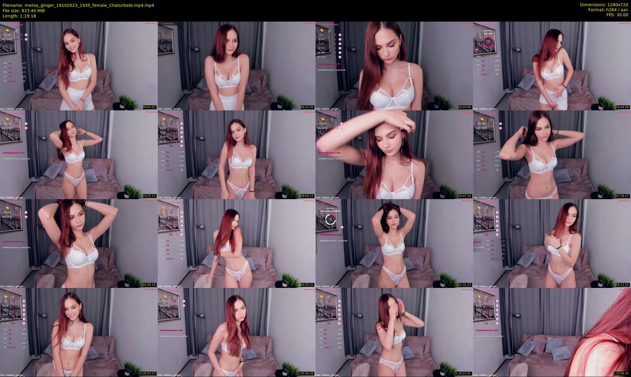 melisa_ginger — 80 minute Chaturbate female cam show recording, 720p, Oct 19, 2023
