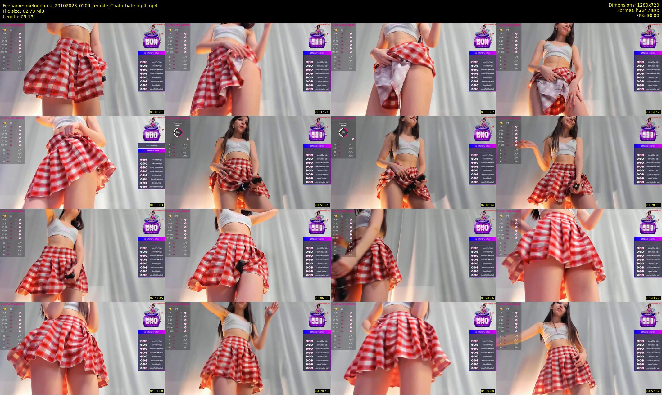 melondama — 6 minute Chaturbate female cam show recording, 720p, Oct 20, 2023