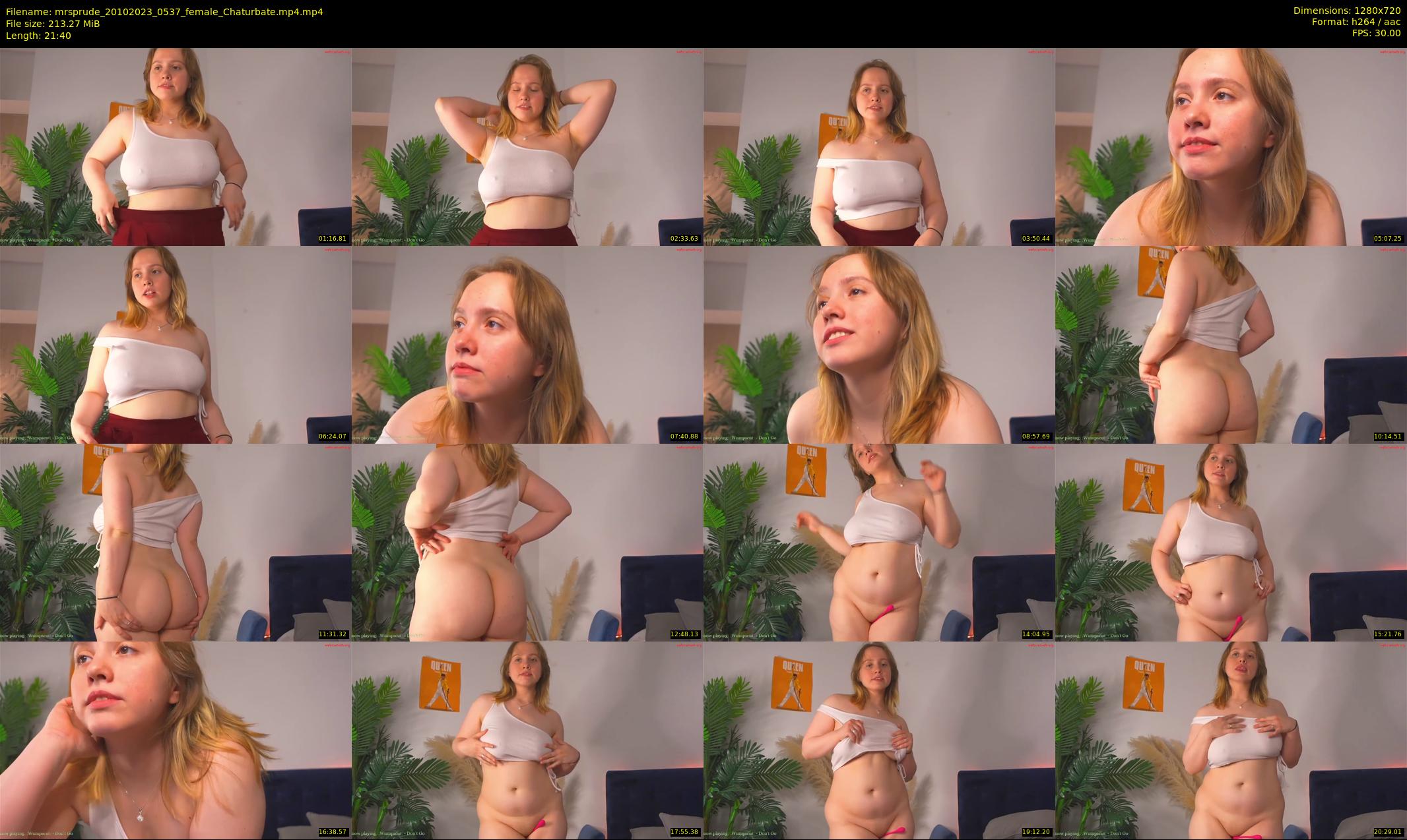 mrsprude — 22 minute Chaturbate female cam show recording, 720p, Oct 20, 2023
