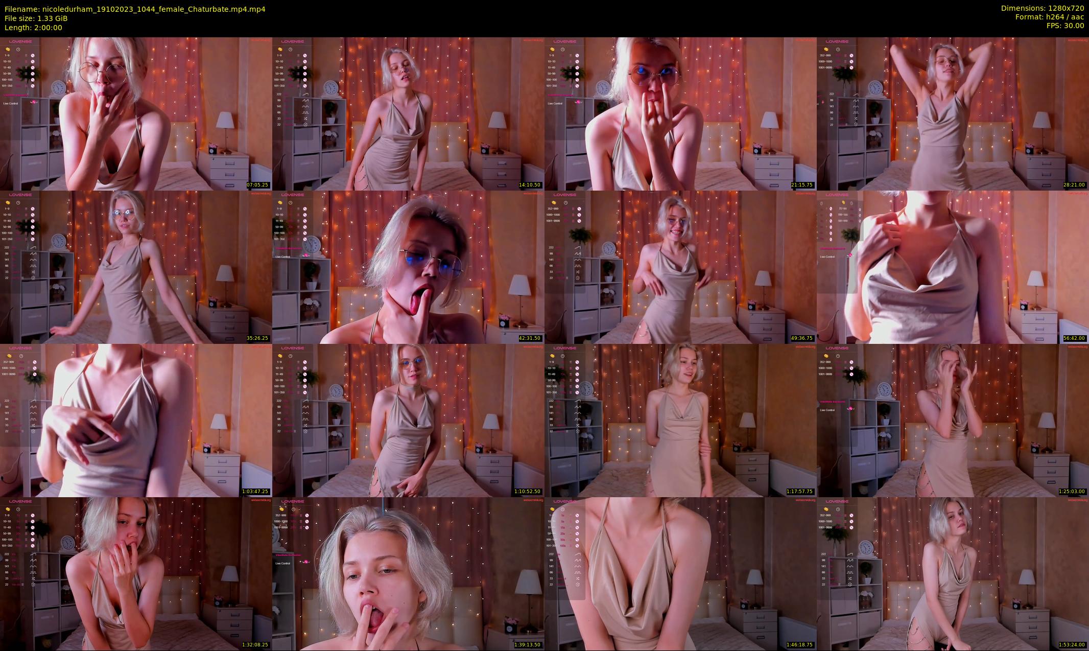 nicoledurham — 120 minute Chaturbate female cam show recording, 720p, Oct 19, 2023