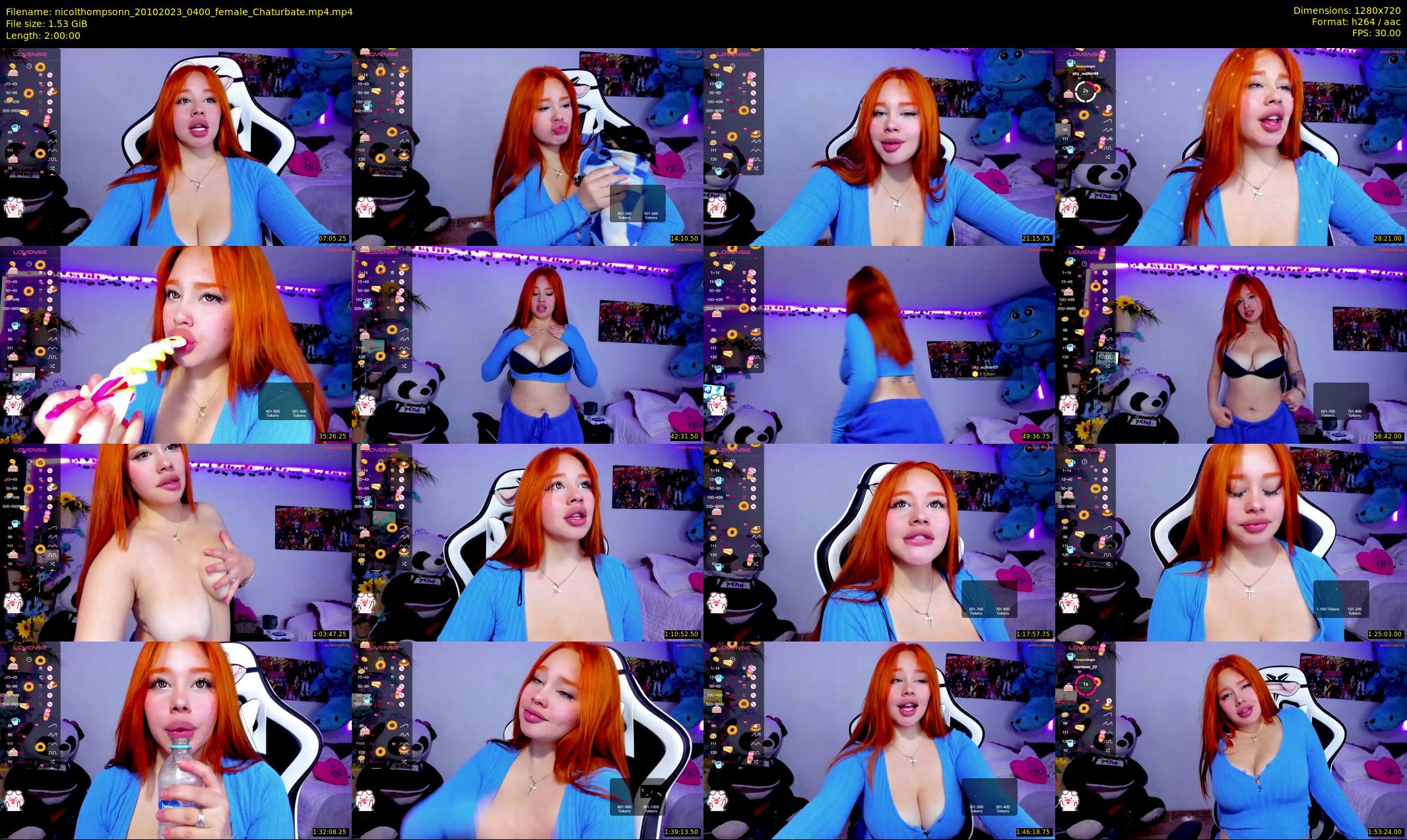nicolthompsonn — 120 minute Chaturbate female cam show recording, 720p, Oct 20, 2023