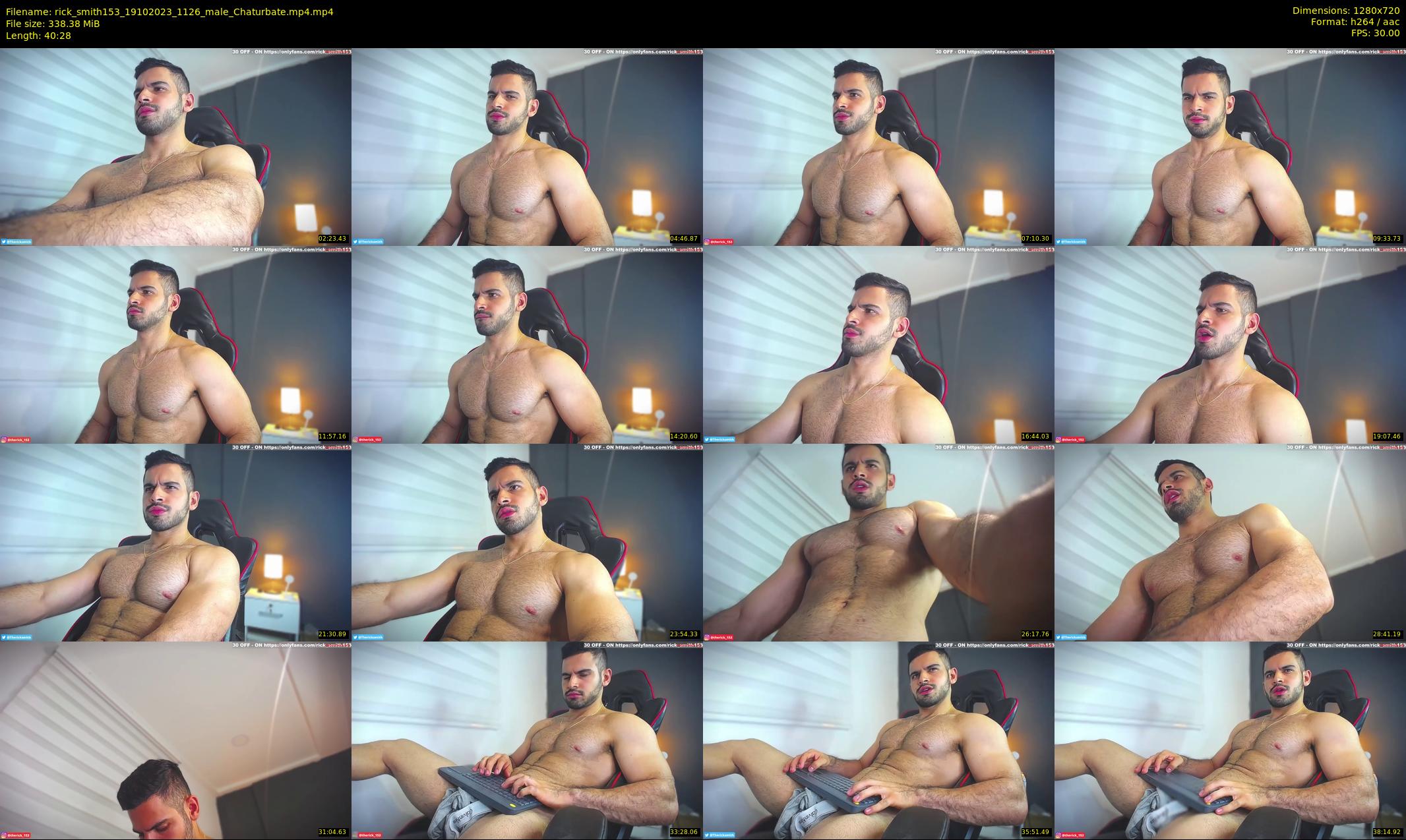 rick_smith153 — 41 minute Chaturbate male cam show recording, 720p, Oct 19, 2023