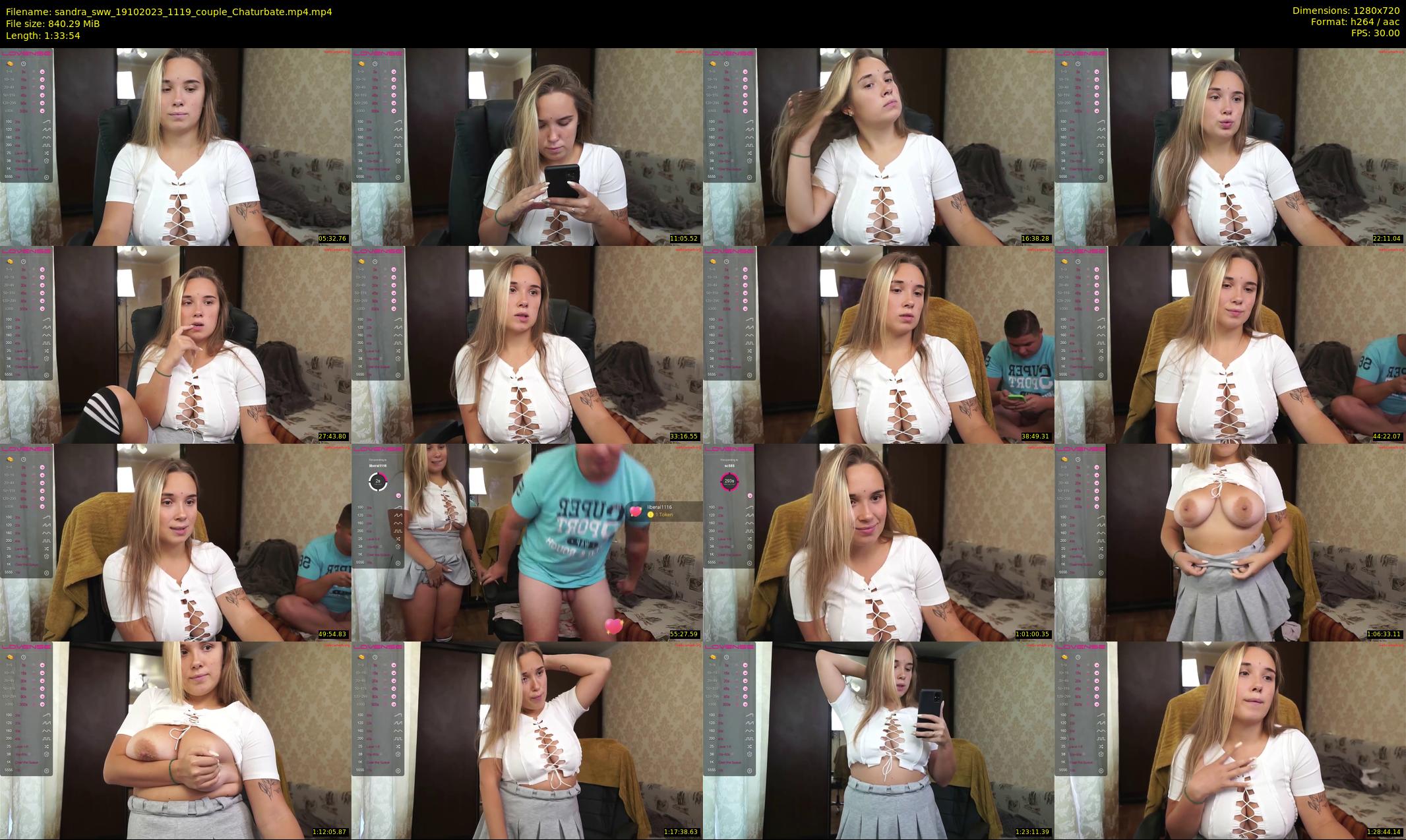 sandra_sww — 94 minute Chaturbate couple cam show recording, 720p, Oct 19, 2023