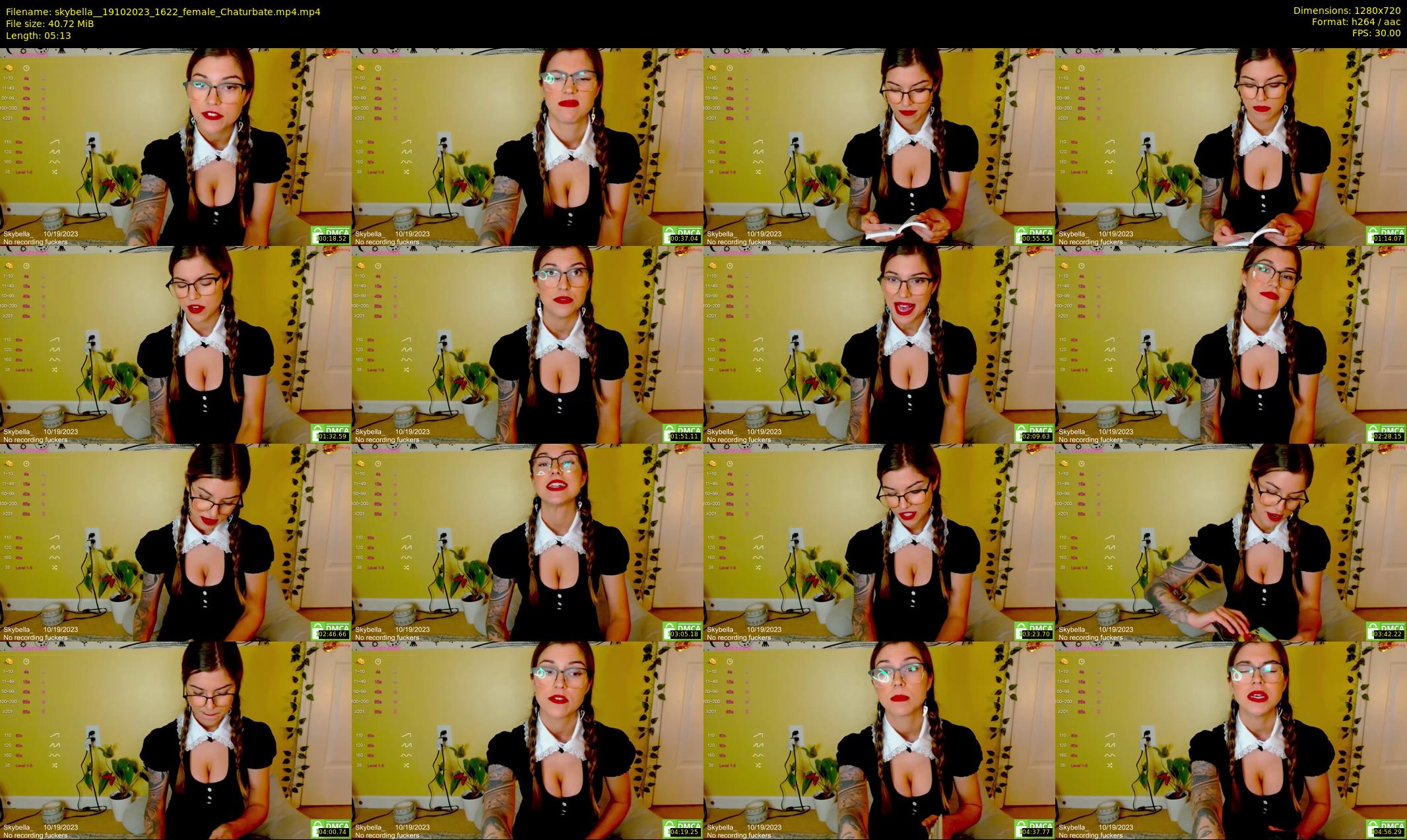 skybella_ — 6 minute Chaturbate female cam show recording, 720p, Oct 19, 2023
