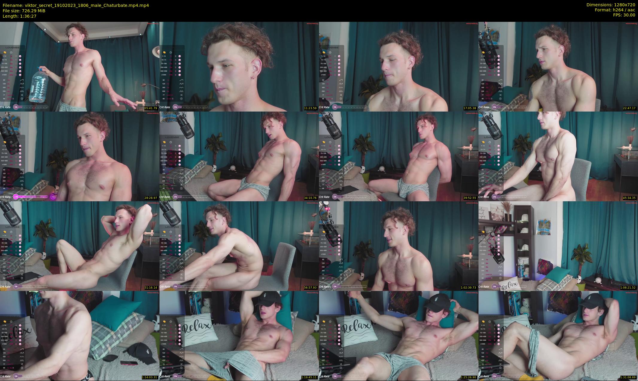 viktor_secret — 97 minute Chaturbate male cam show recording, 720p, Oct 19, 2023