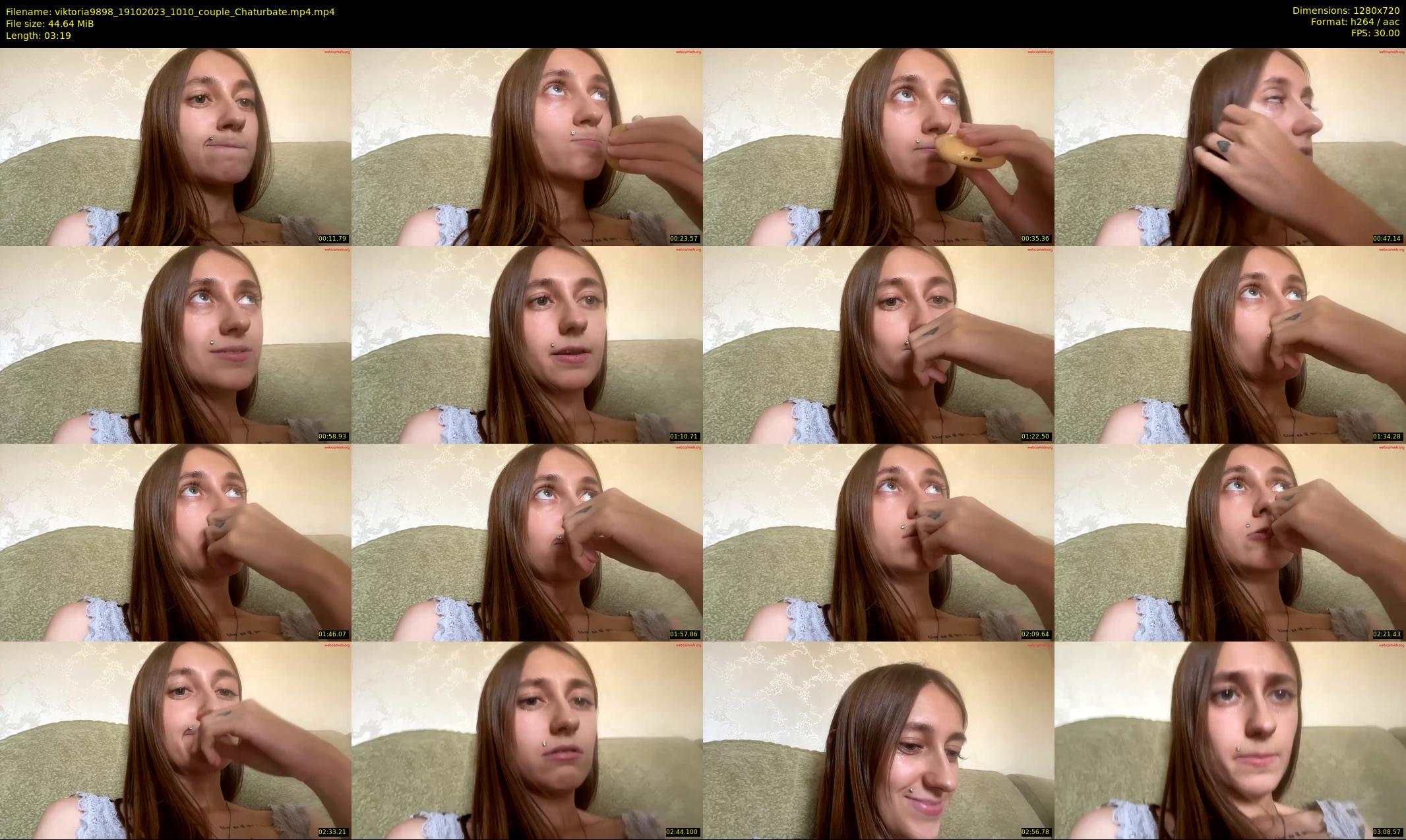 viktoria9898 — 4 minute Chaturbate couple cam show recording, 720p, Oct 19, 2023