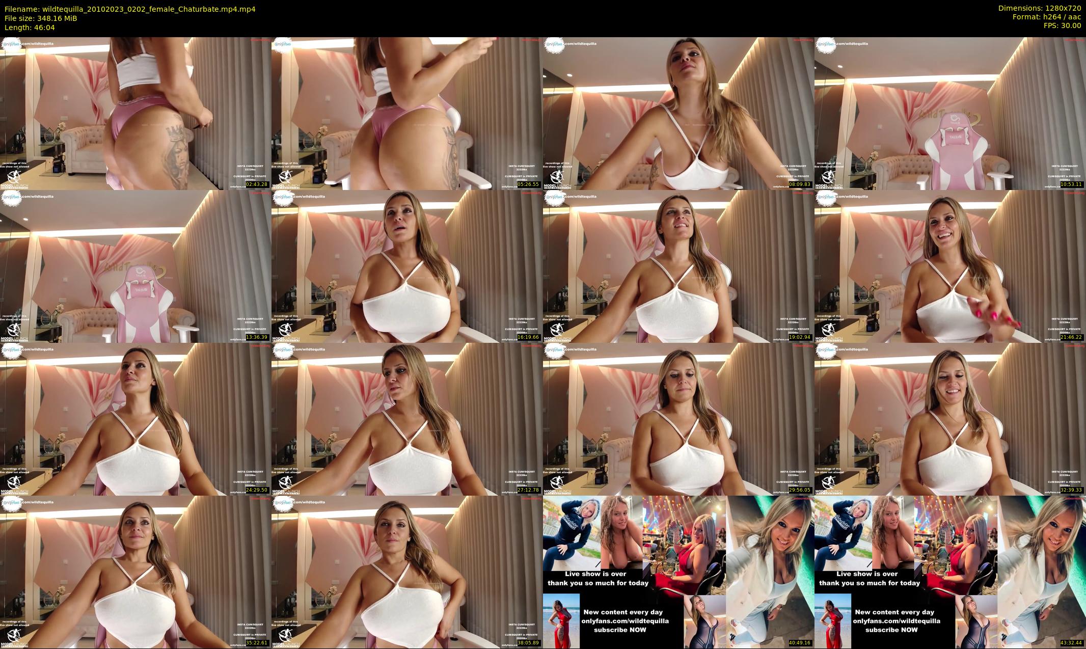 wildtequilla — 47 minute Chaturbate couple cam show recording, 720p, Oct 20, 2023