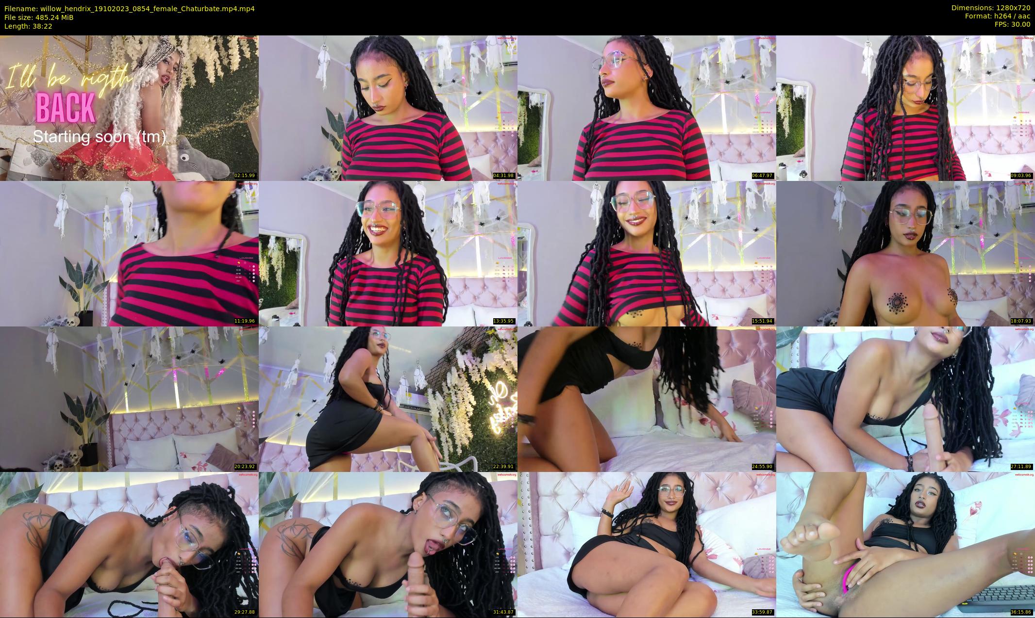 willow_hendrix — 39 minute Chaturbate female cam show recording, 720p, Oct 19, 2023
