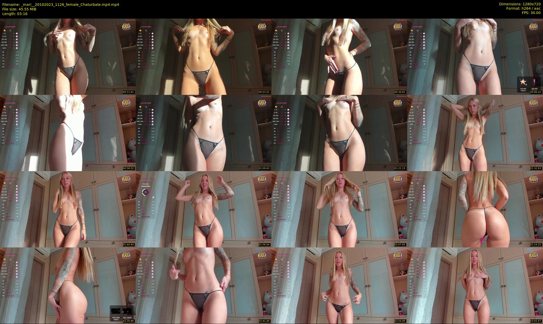 _mari_ — 4 minute Chaturbate female cam show recording, 720p, Oct 20, 2023