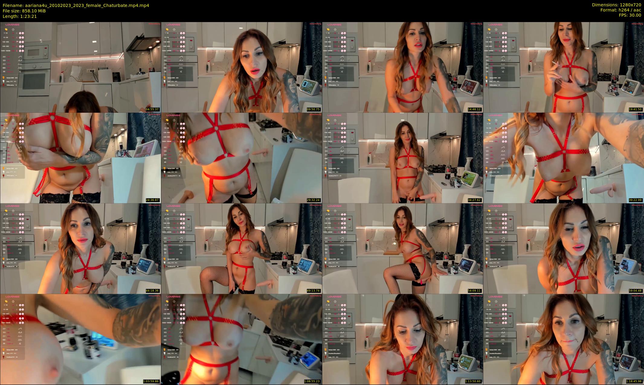 aariana4u — 84 minute Chaturbate female cam show recording, 720p, Oct 20, 2023