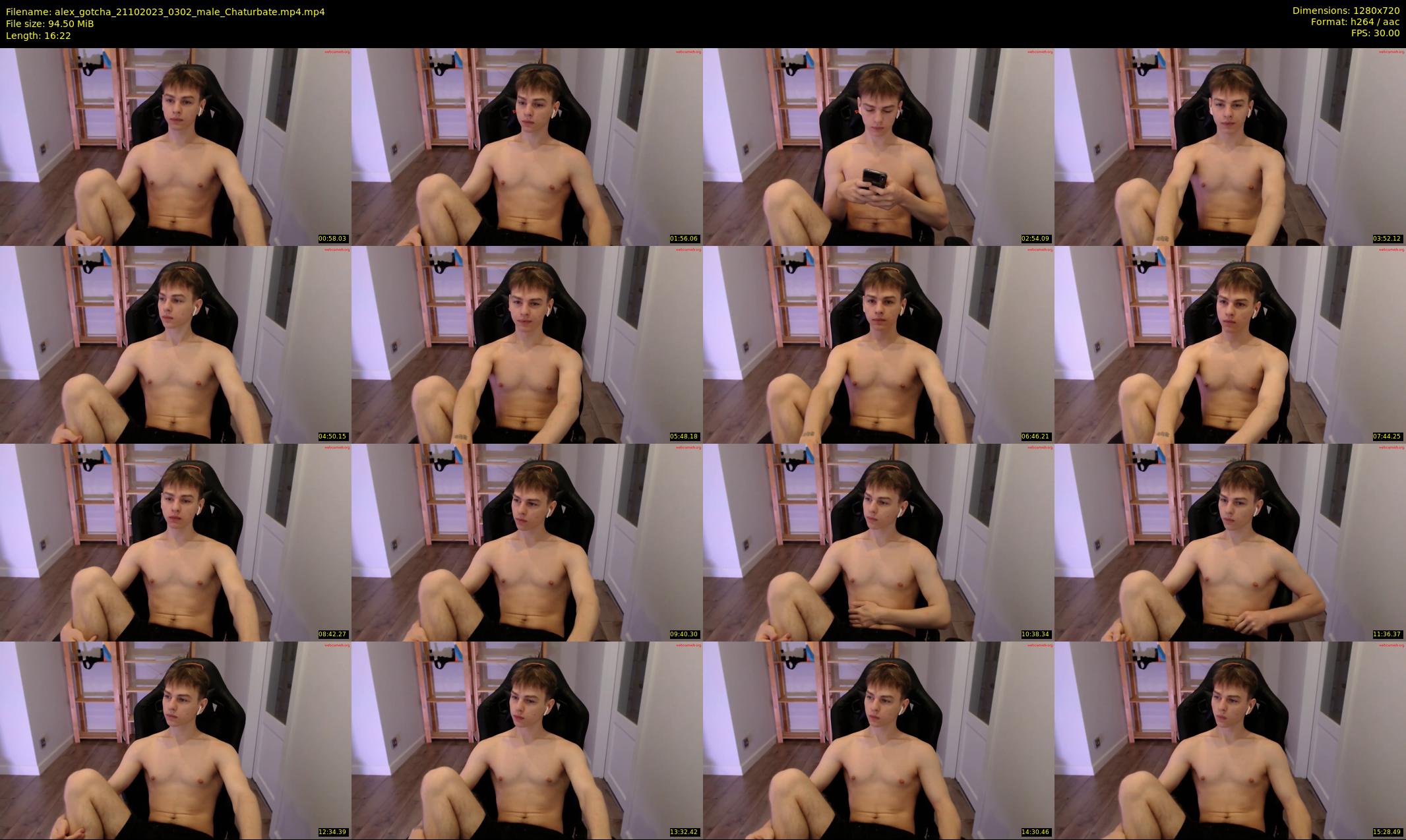alex_gotcha — 17 minute Chaturbate male cam show recording, 720p, Oct 21, 2023