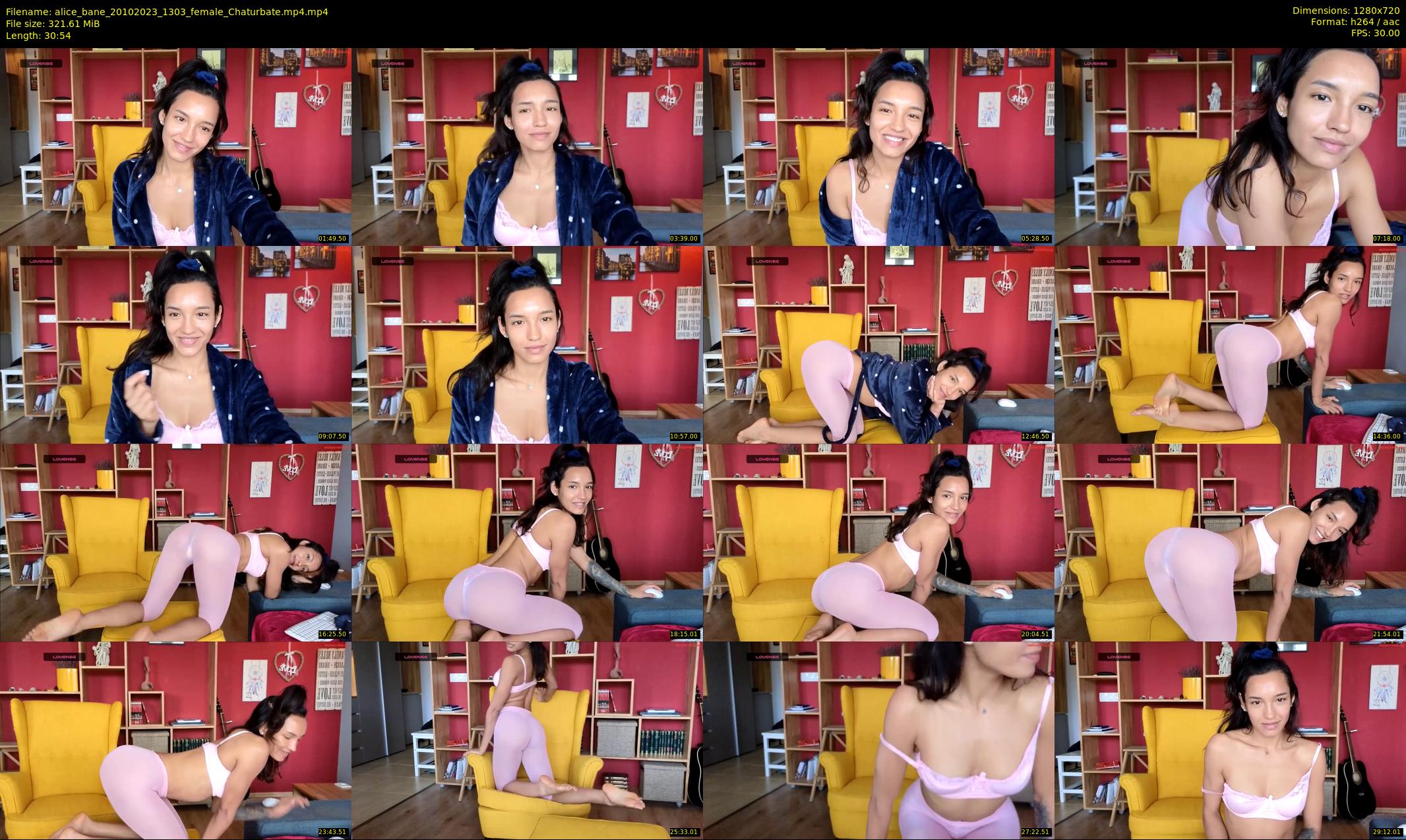 alice_bane — 31 minute Chaturbate female cam show recording, 720p, Oct 20, 2023