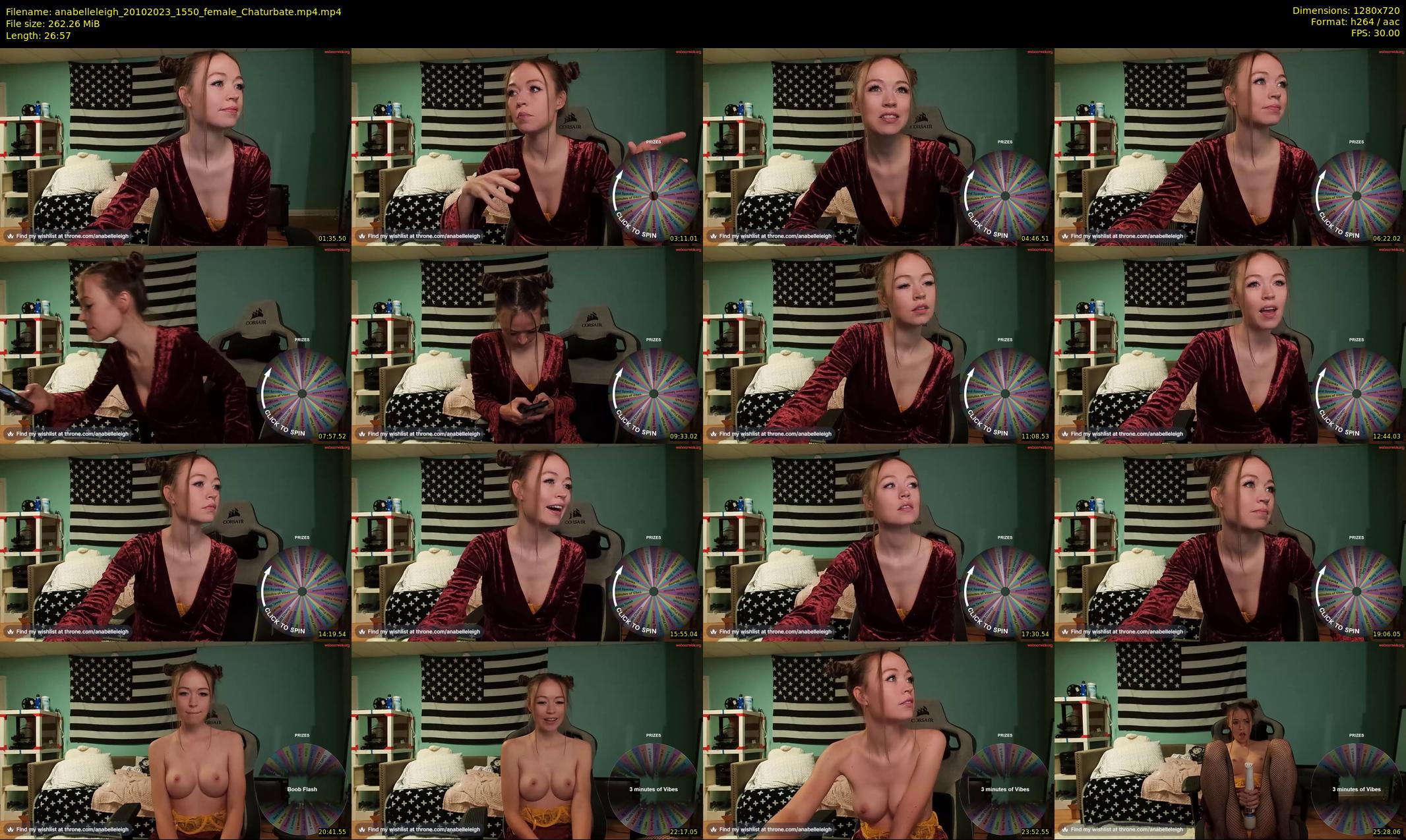 anabelleleigh — 27 minute Chaturbate female cam show recording, 720p, Oct 20, 2023