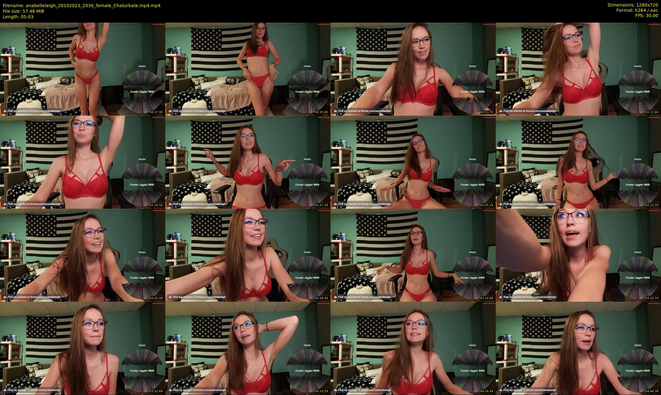 anabelleleigh — 6 minute Chaturbate female cam show recording, 720p, Oct 20, 2023