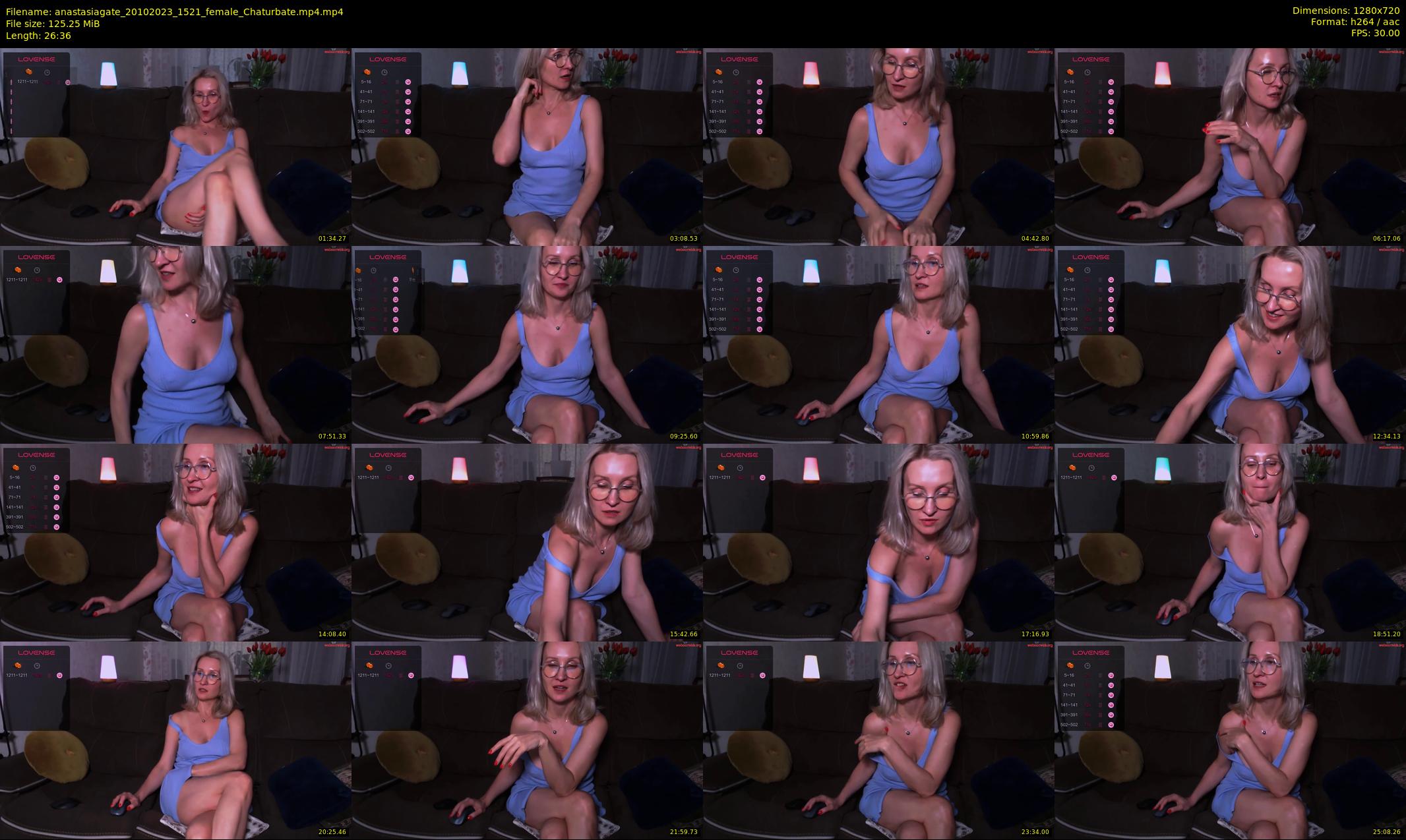 anastasiagate — 27 minute Chaturbate female cam show recording, 720p, Oct 20, 2023