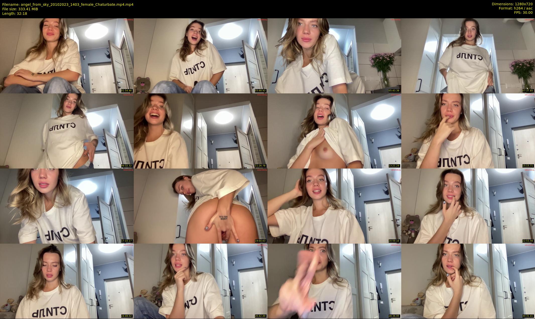 angel_from_sky — 33 minute Chaturbate female cam show recording, 720p, Oct 20, 2023