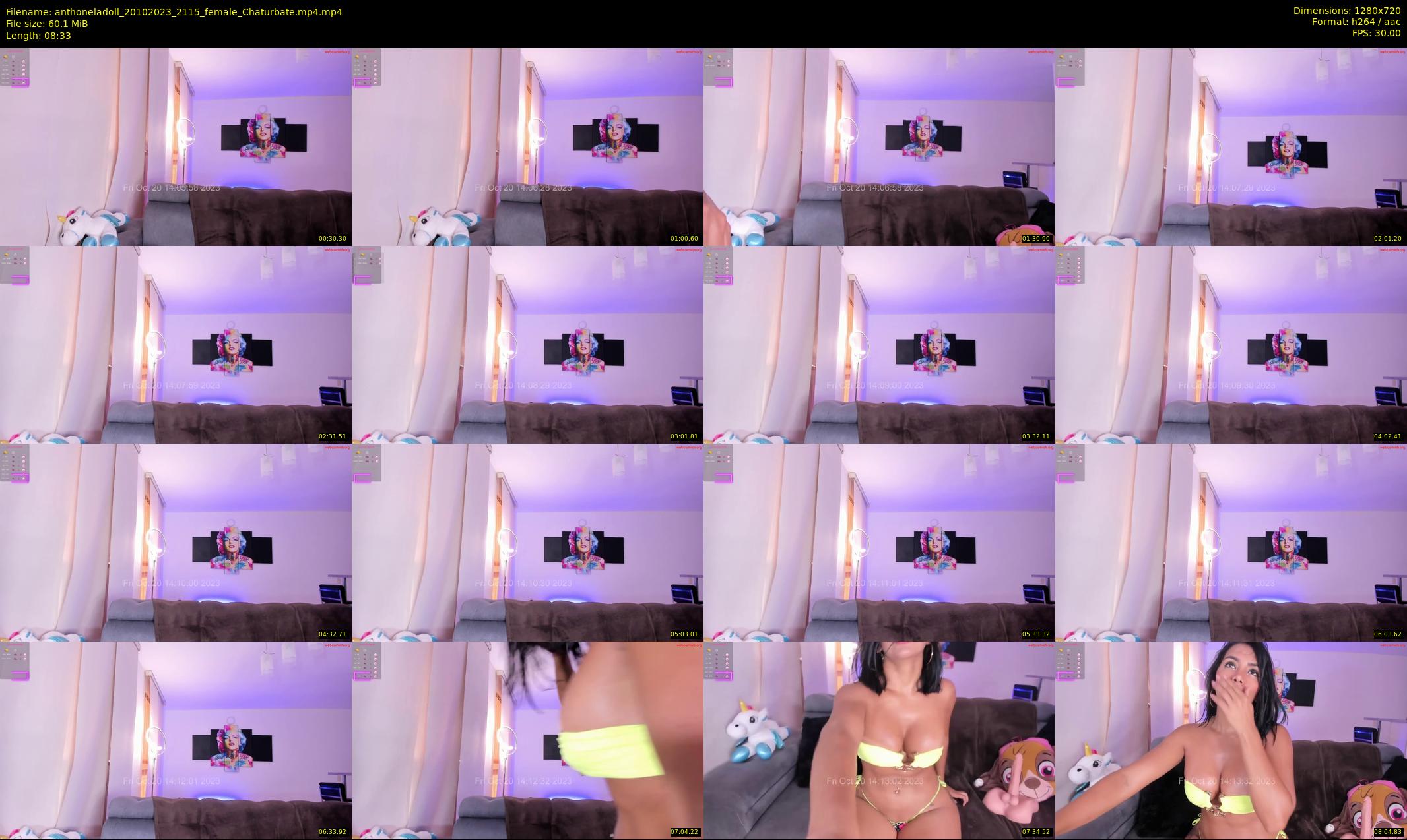anthoneladoll — 9 minute Chaturbate female cam show recording, 720p, Oct 20, 2023