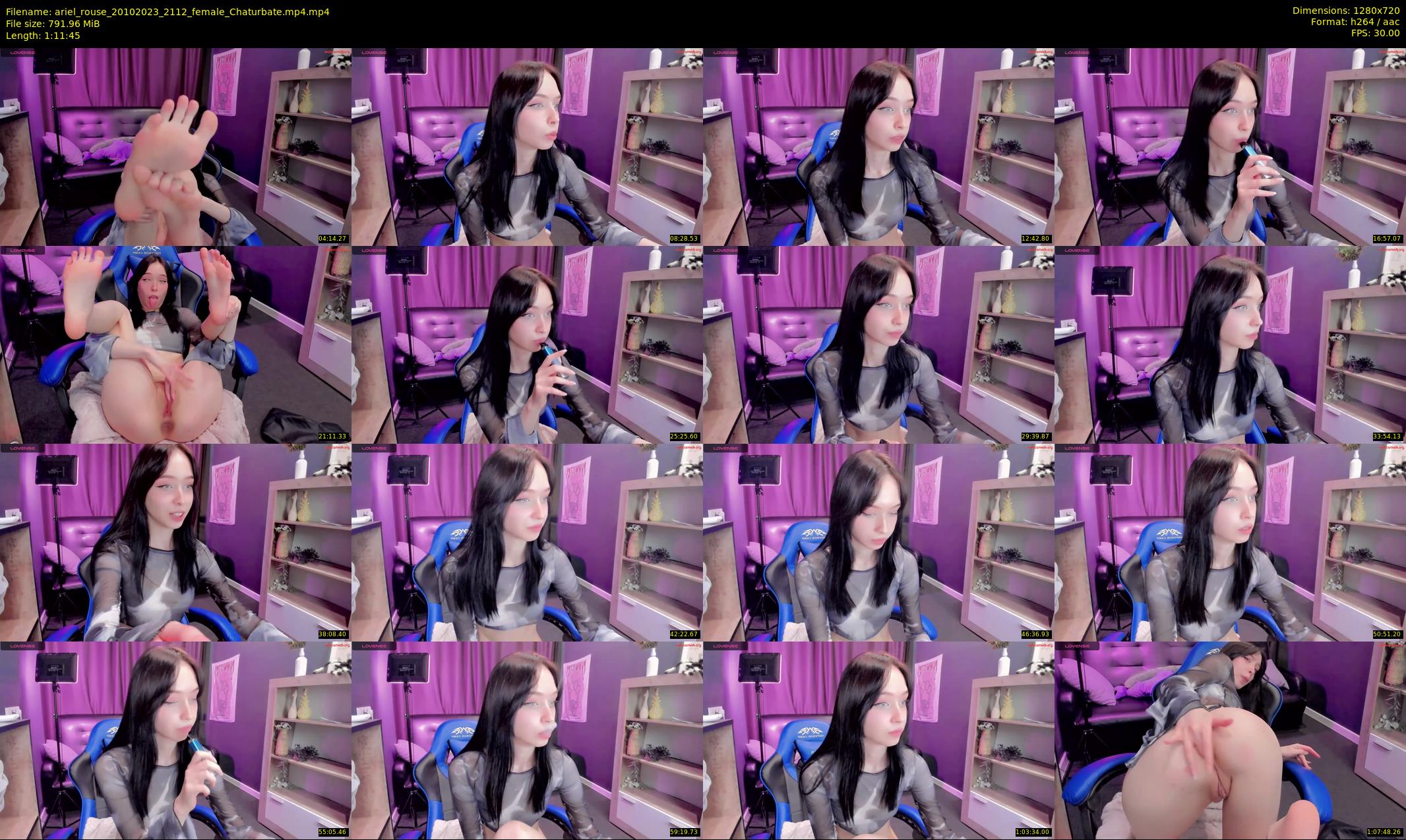 ariel_rouse — 72 minute Chaturbate female cam show recording, 720p, Oct 20, 2023