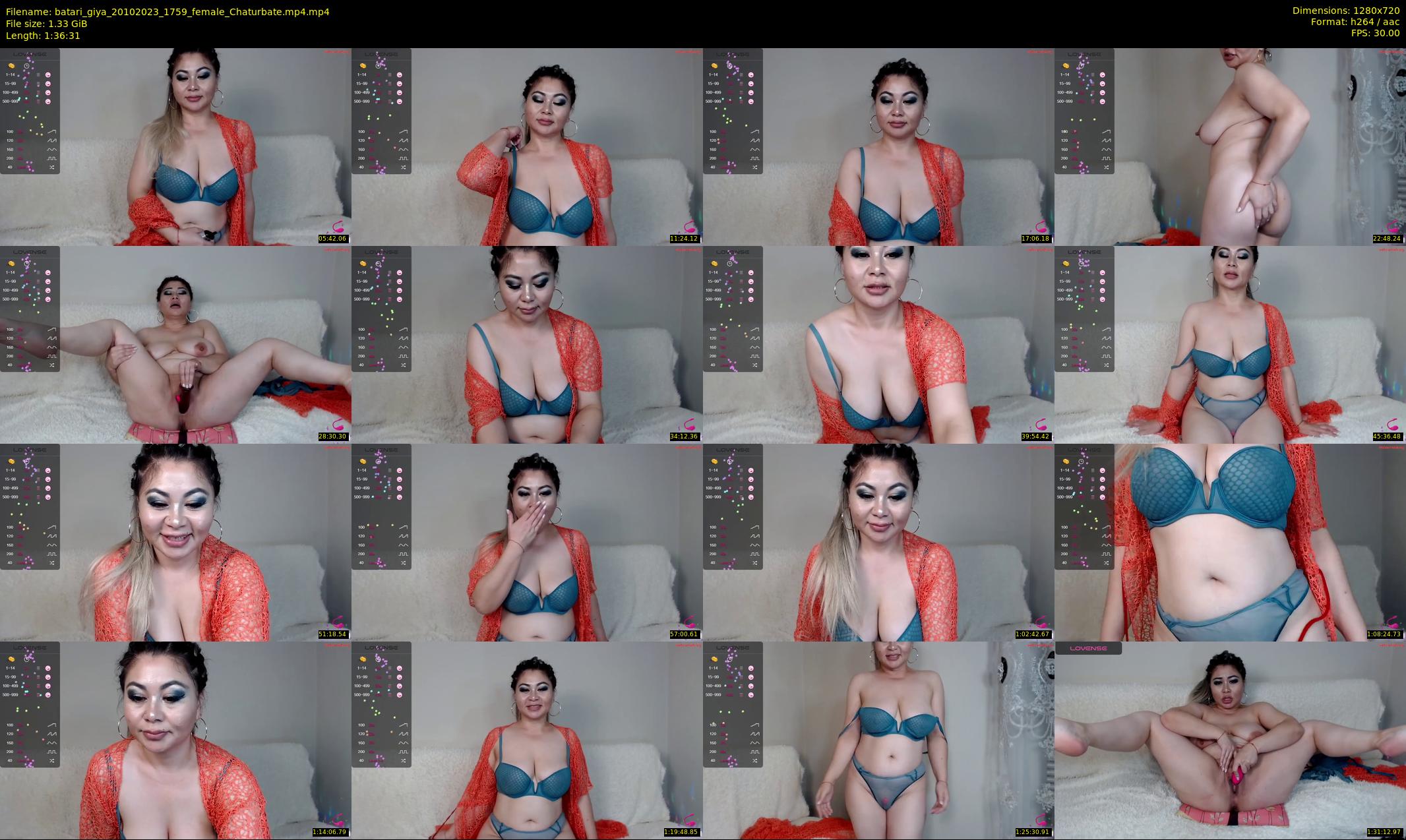 batari_giya — 97 minute Chaturbate female cam show recording, 720p, Oct 20, 2023