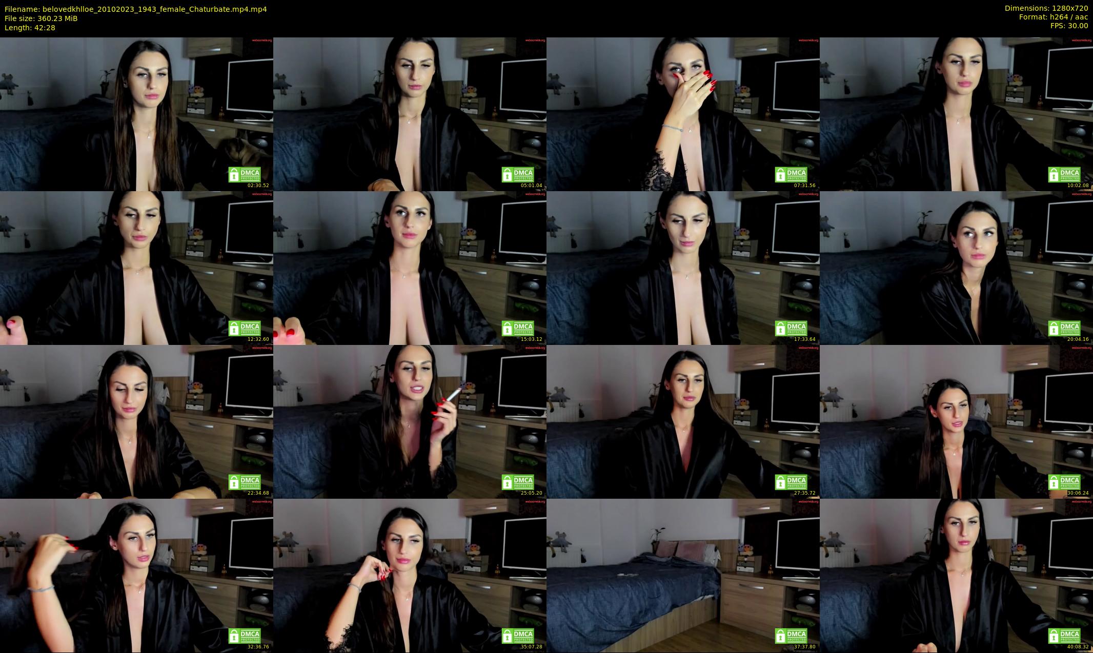 belovedkhlloe — 43 minute Chaturbate female cam show recording, 720p, Oct 20, 2023