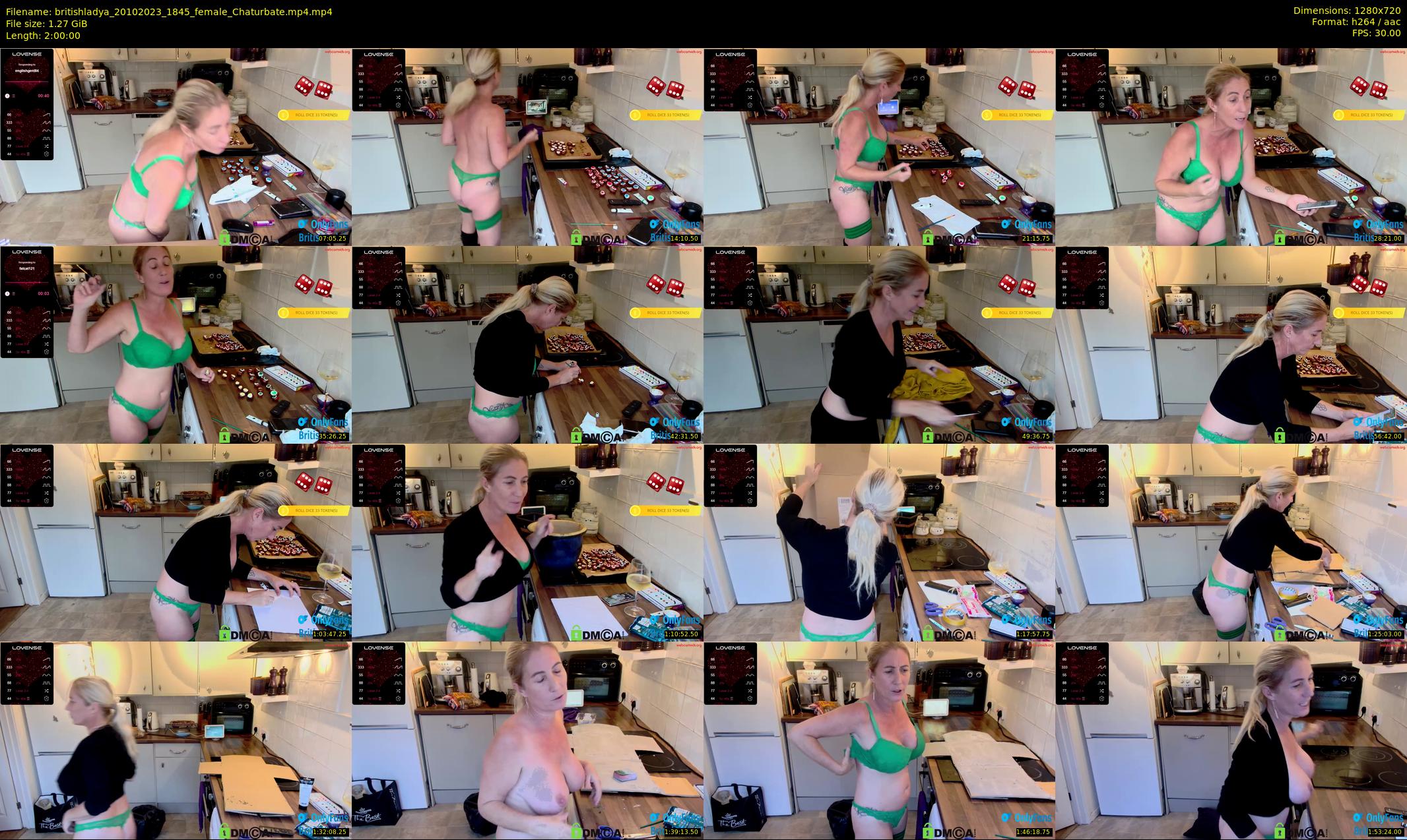 britishladya — 120 minute Chaturbate female cam show recording, 720p, Oct 20, 2023