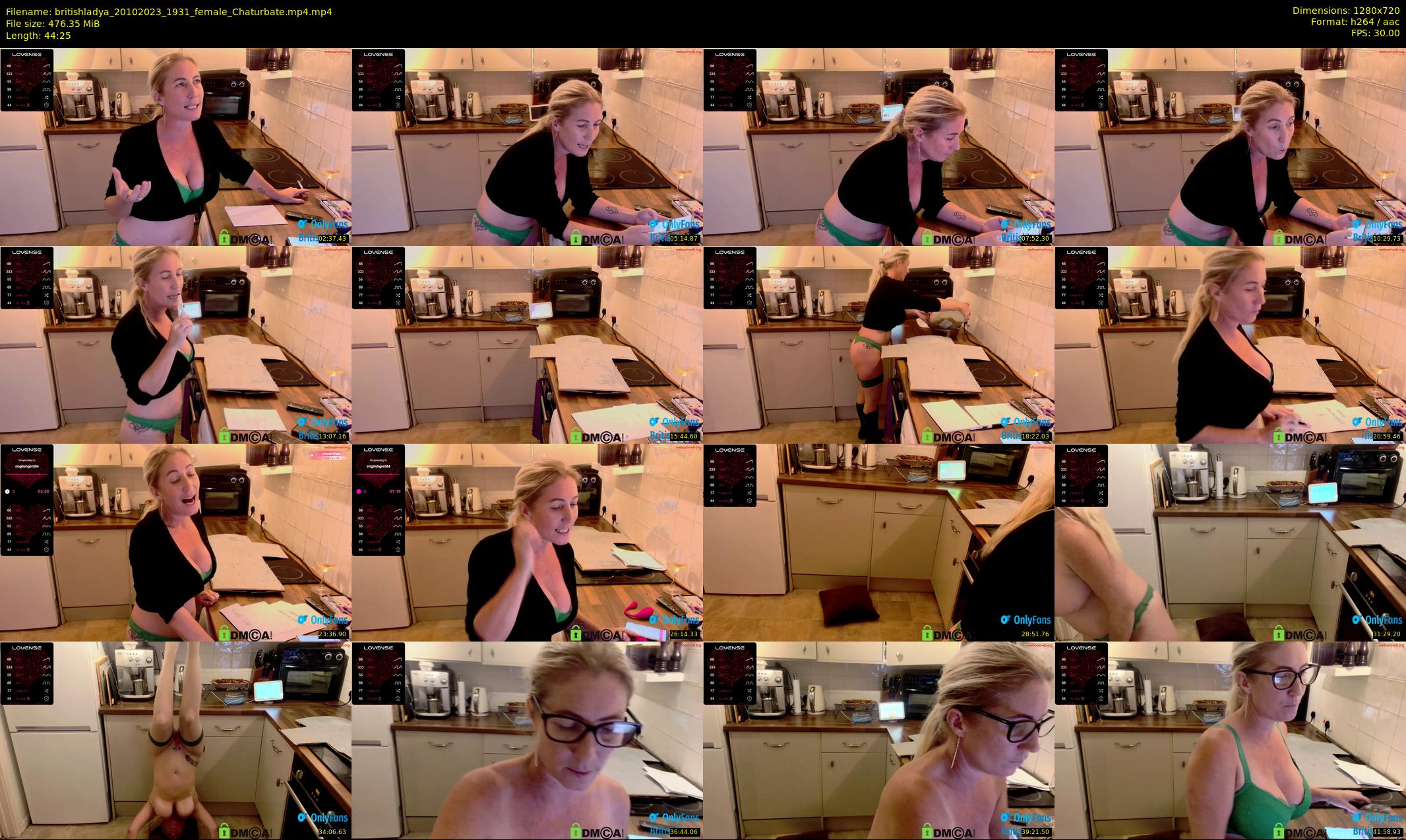 britishladya — 45 minute Chaturbate female cam show recording, 720p, Oct 20, 2023