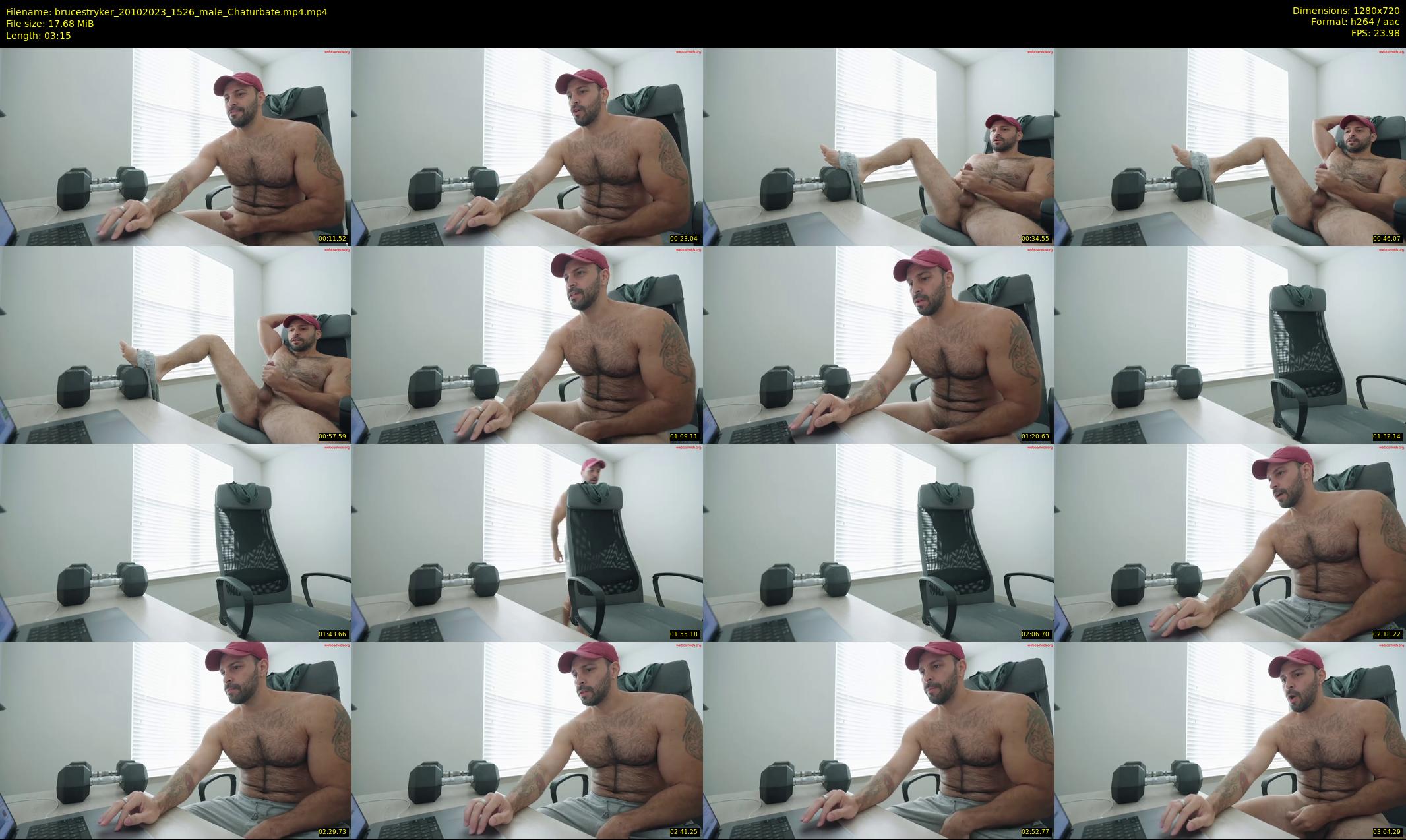 brucestryker — 4 minute Chaturbate male cam show recording, 720p, Oct 20, 2023