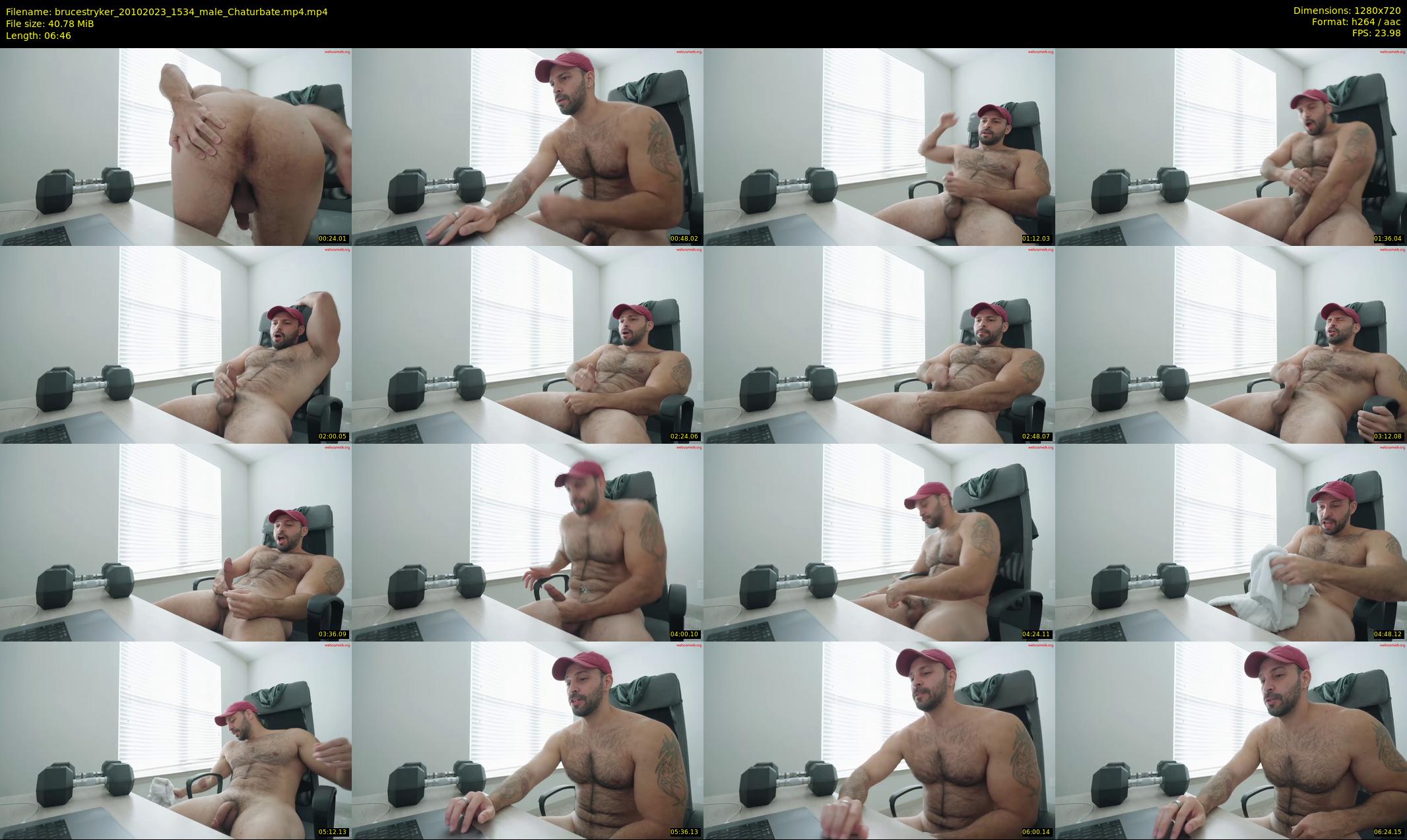 brucestryker — 7 minute Chaturbate male cam show recording, 720p, Oct 20, 2023