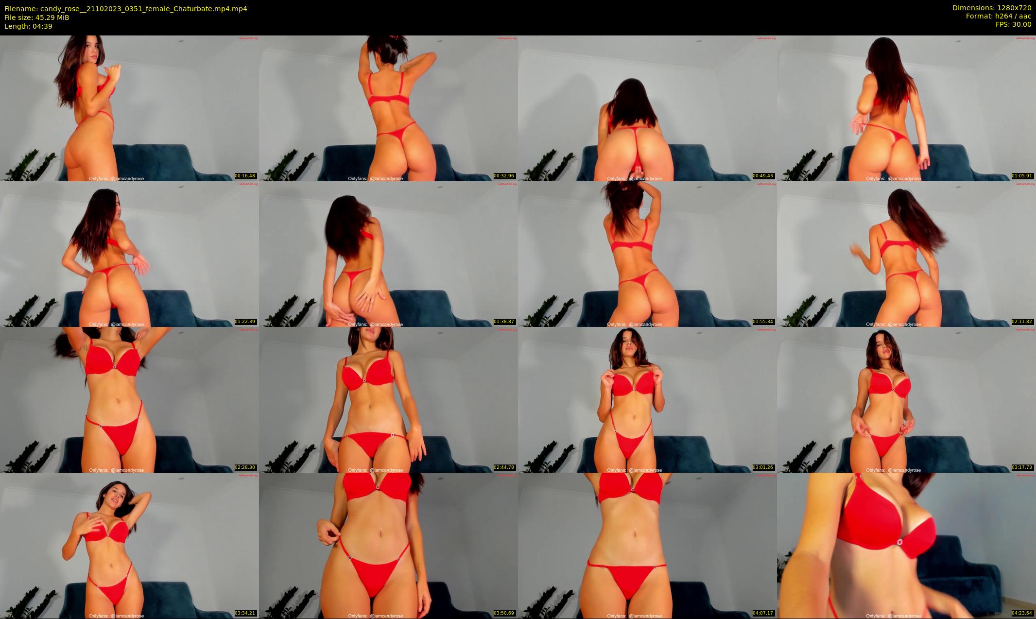 candy_rose_ — 5 minute Chaturbate female cam show recording, 720p, Oct 21, 2023