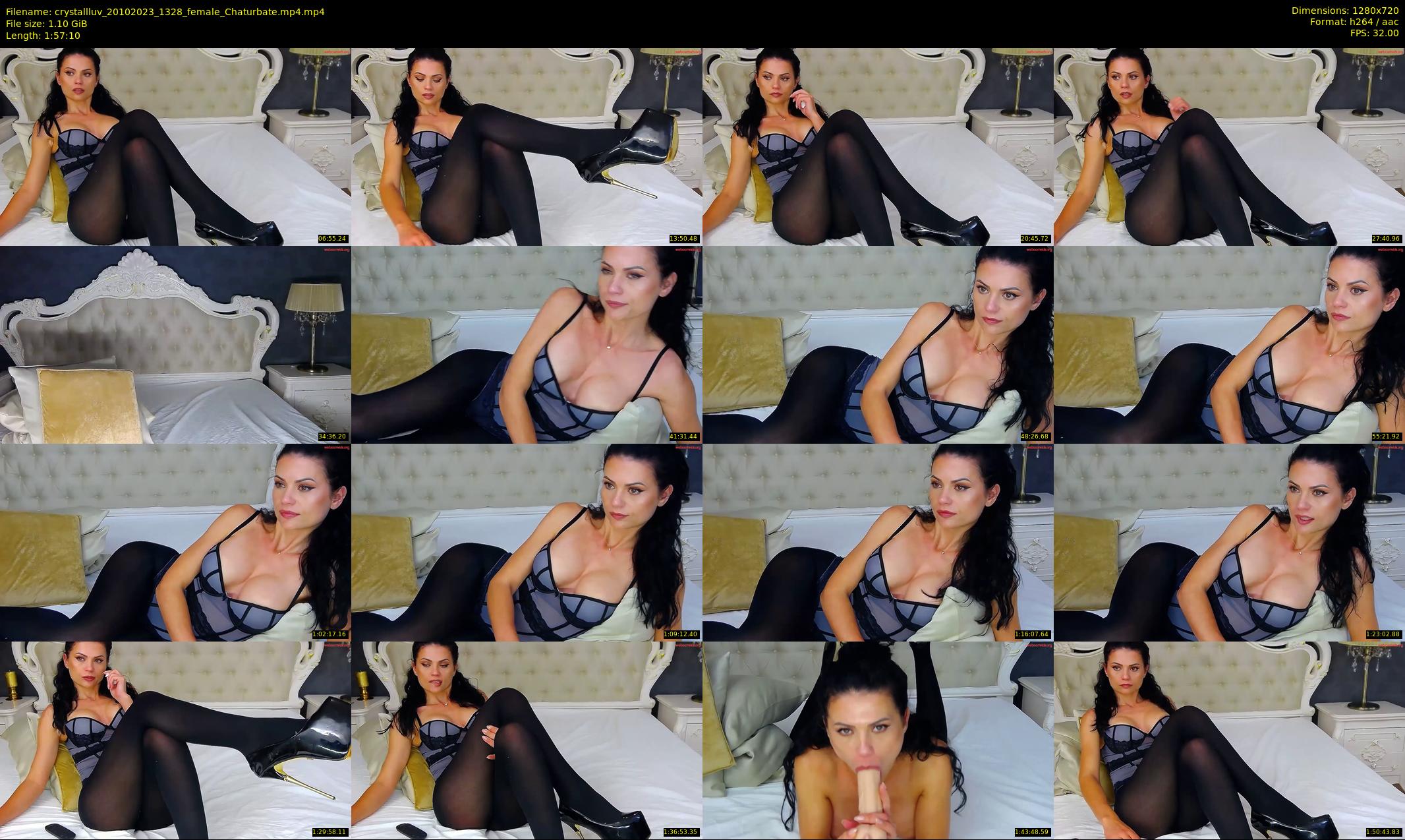 crystallluv — 118 minute Chaturbate female cam show recording, 720p, Oct 20, 2023