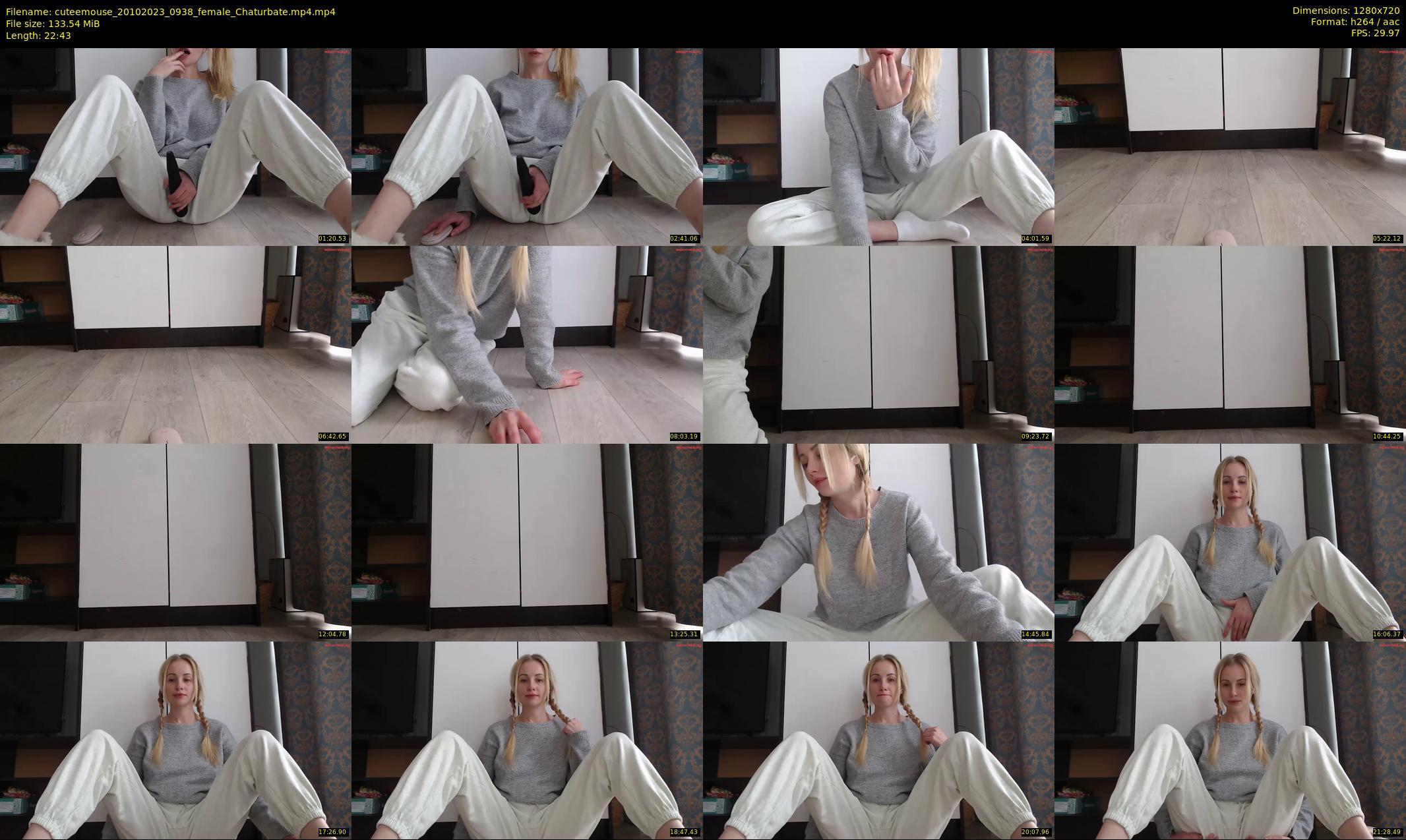 cuteemouse — 23 minute Chaturbate female cam show recording, 720p, Oct 20, 2023