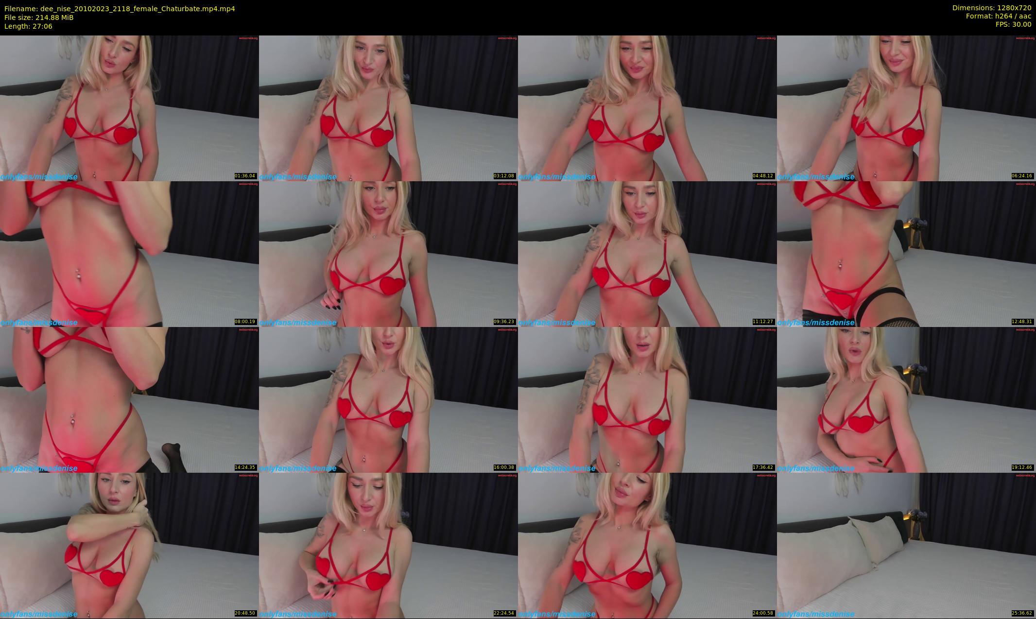 dee_nise — 28 minute Chaturbate female cam show recording, 720p, Oct 20, 2023