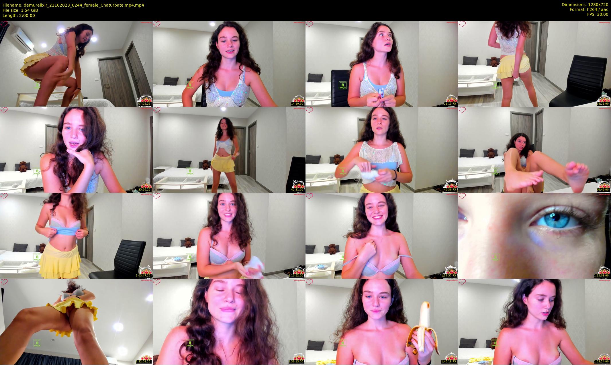 demurelixir — 120 minute Chaturbate female cam show recording, 720p, Oct 21, 2023