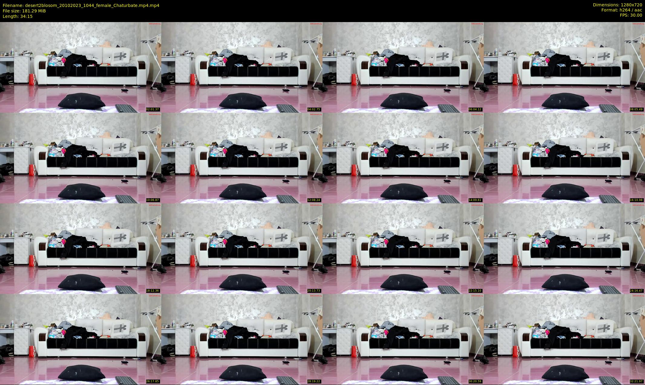 desert2blosom — 35 minute Chaturbate female cam show recording, 720p, Oct 20, 2023