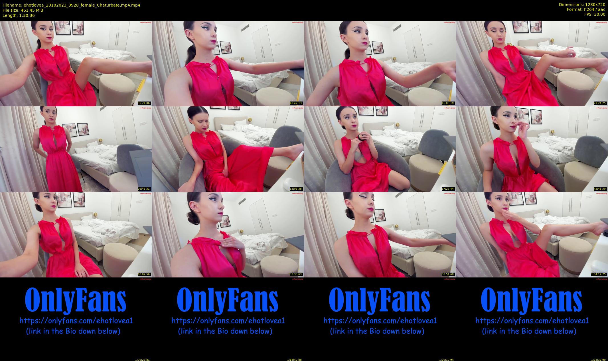 ehotlovea — 91 minute Chaturbate female cam show recording, 720p, Oct 20, 2023