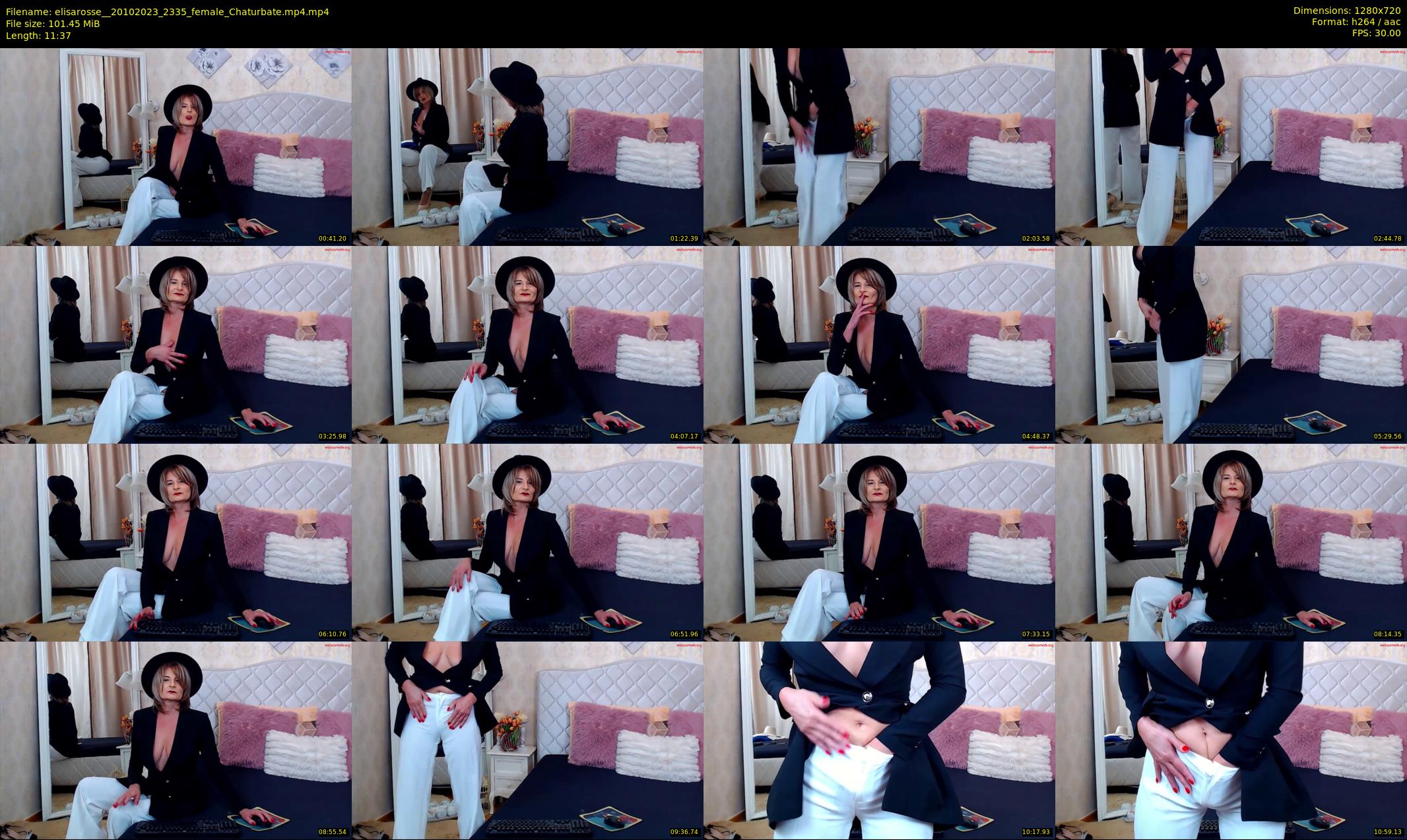 elisarosse_ — 12 minute Chaturbate female cam show recording, 720p, Oct 20, 2023