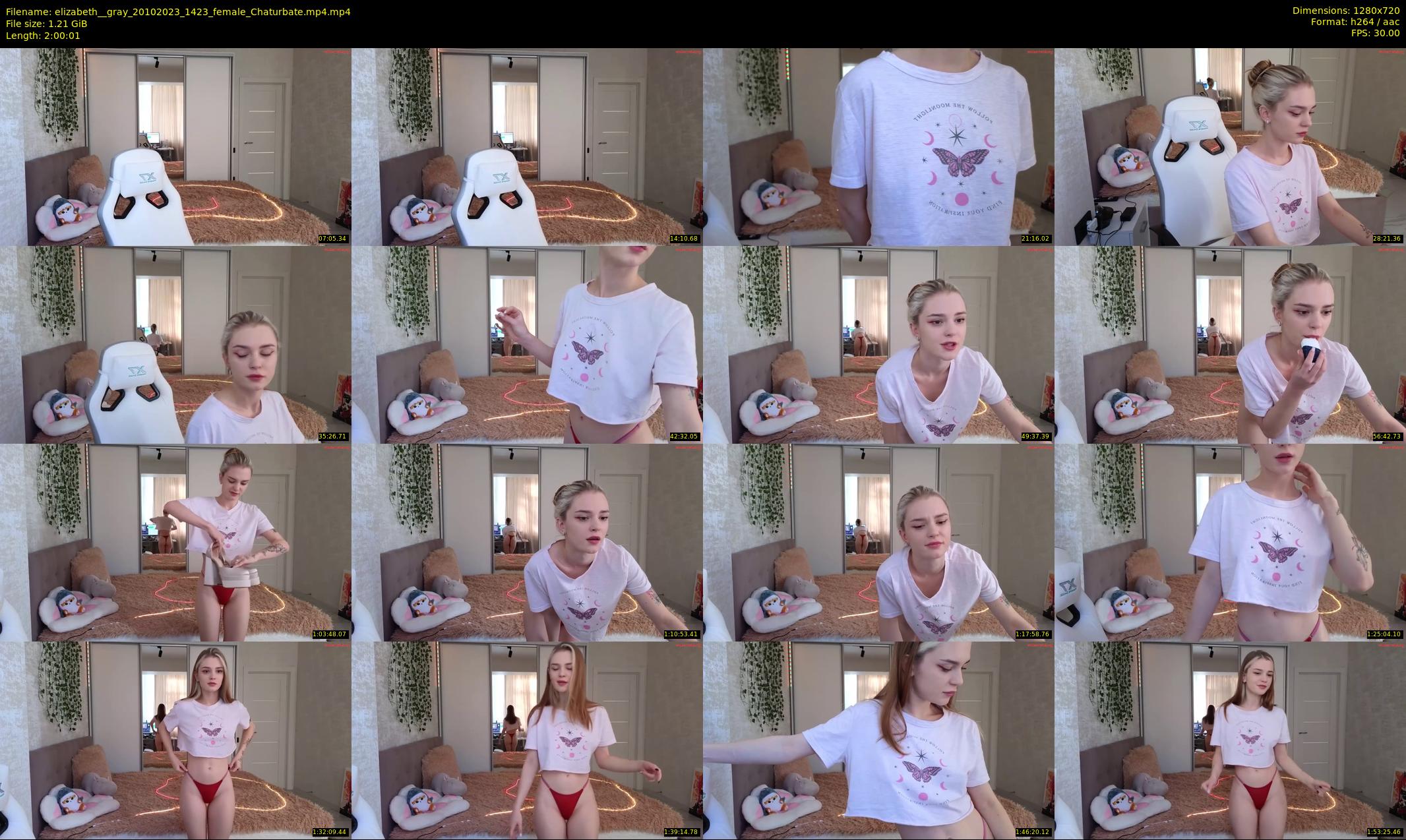 elizabeth__gray — 121 minute Chaturbate female cam show recording, 720p, Oct 20, 2023