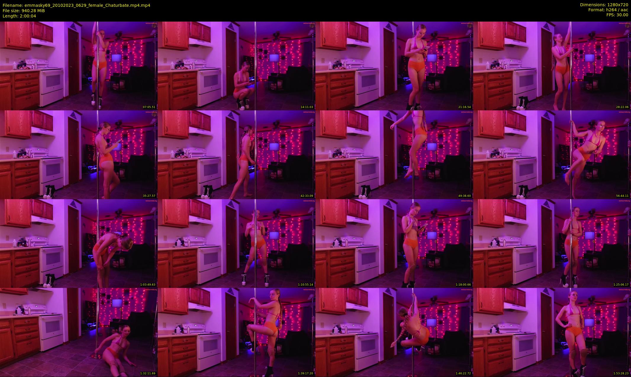 emmasky69 — 121 minute Chaturbate female cam show recording, 720p, Oct 20, 2023