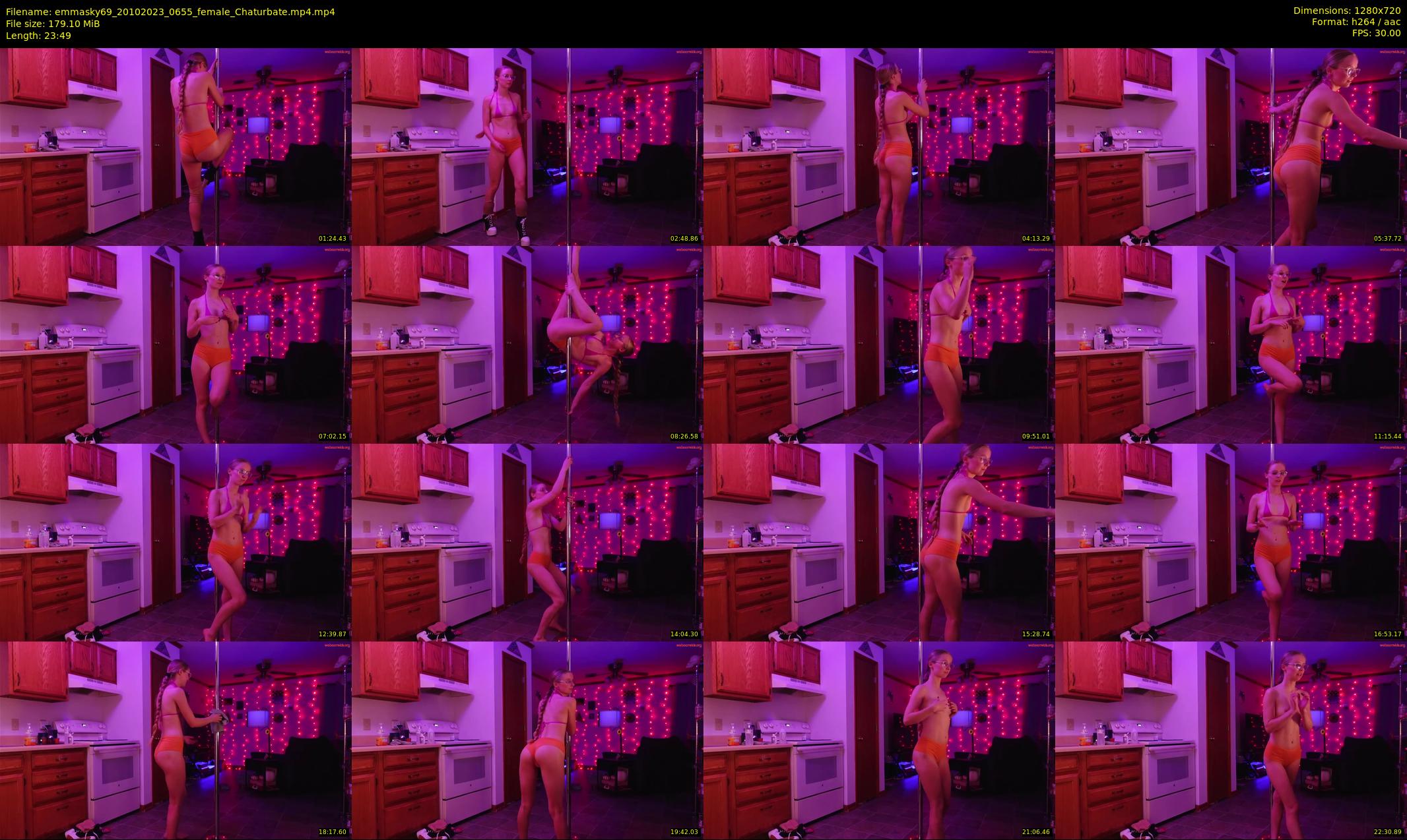 emmasky69 — 24 minute Chaturbate female cam show recording, 720p, Oct 20, 2023