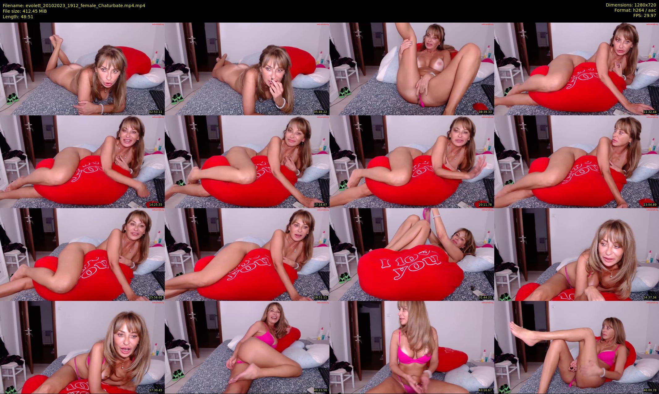 evolett — 49 minute Chaturbate female cam show recording, 720p, Oct 20, 2023