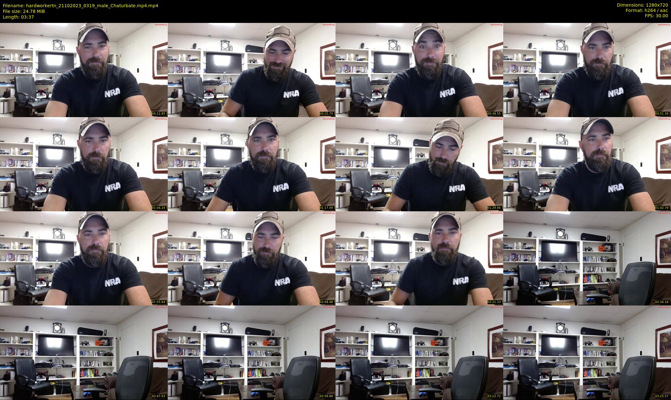 hardworkertn — 4 minute Chaturbate male cam show recording, 720p, Oct 21, 2023