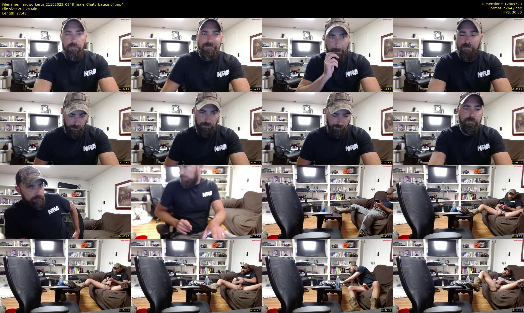 hardworkertn — 28 minute Chaturbate male cam show recording, 720p, Oct 21, 2023